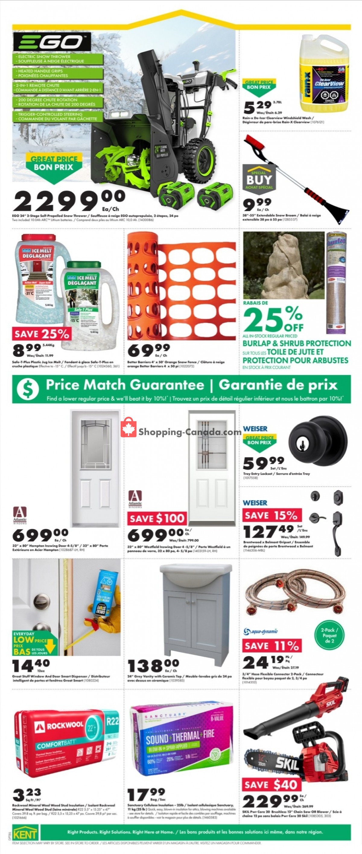 Kent Building Supplies flyer from Thursday November 9, 2023 to Wednesday November 15, 2023 - page 10