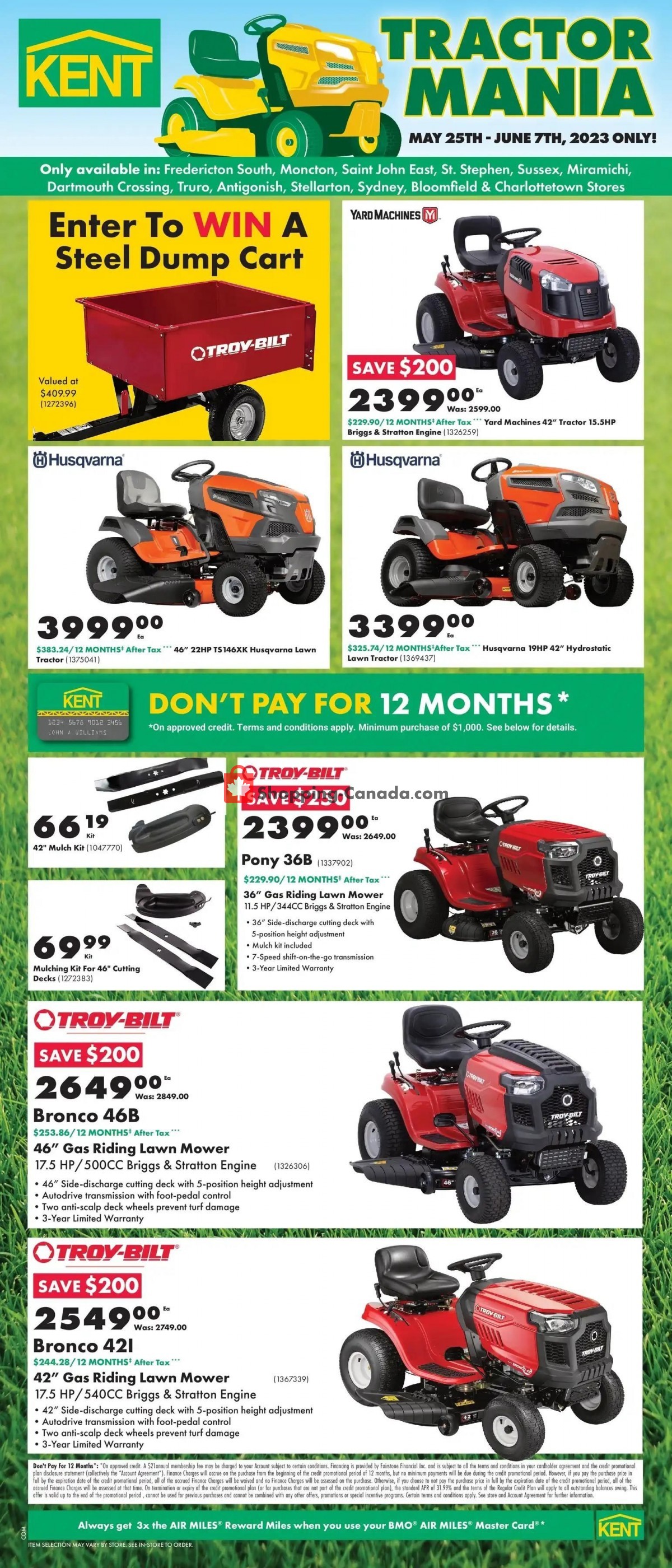 Kent Building Supplies Canada, flyer (Window & Door Event) May 25