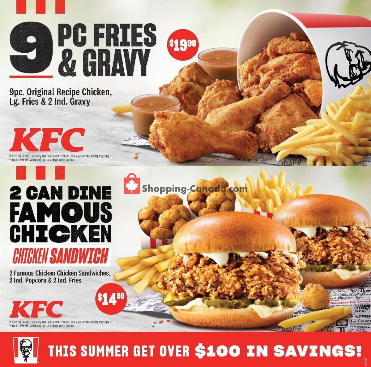 KFC flyer from Thursday September 9, 2021 to Sunday October 31, 2021 - page 1