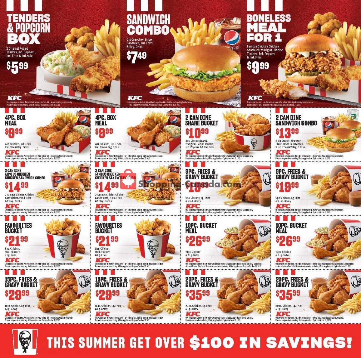 KFC flyer from Thursday September 9, 2021 to Sunday October 31, 2021 - page 2