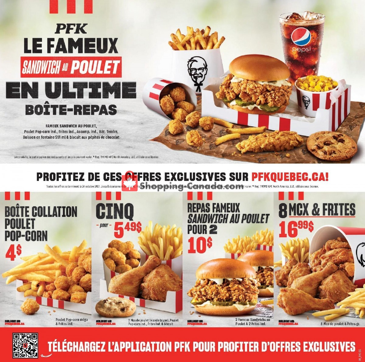 KFC flyer from Thursday September 9, 2021 to Sunday October 24, 2021 - page 1