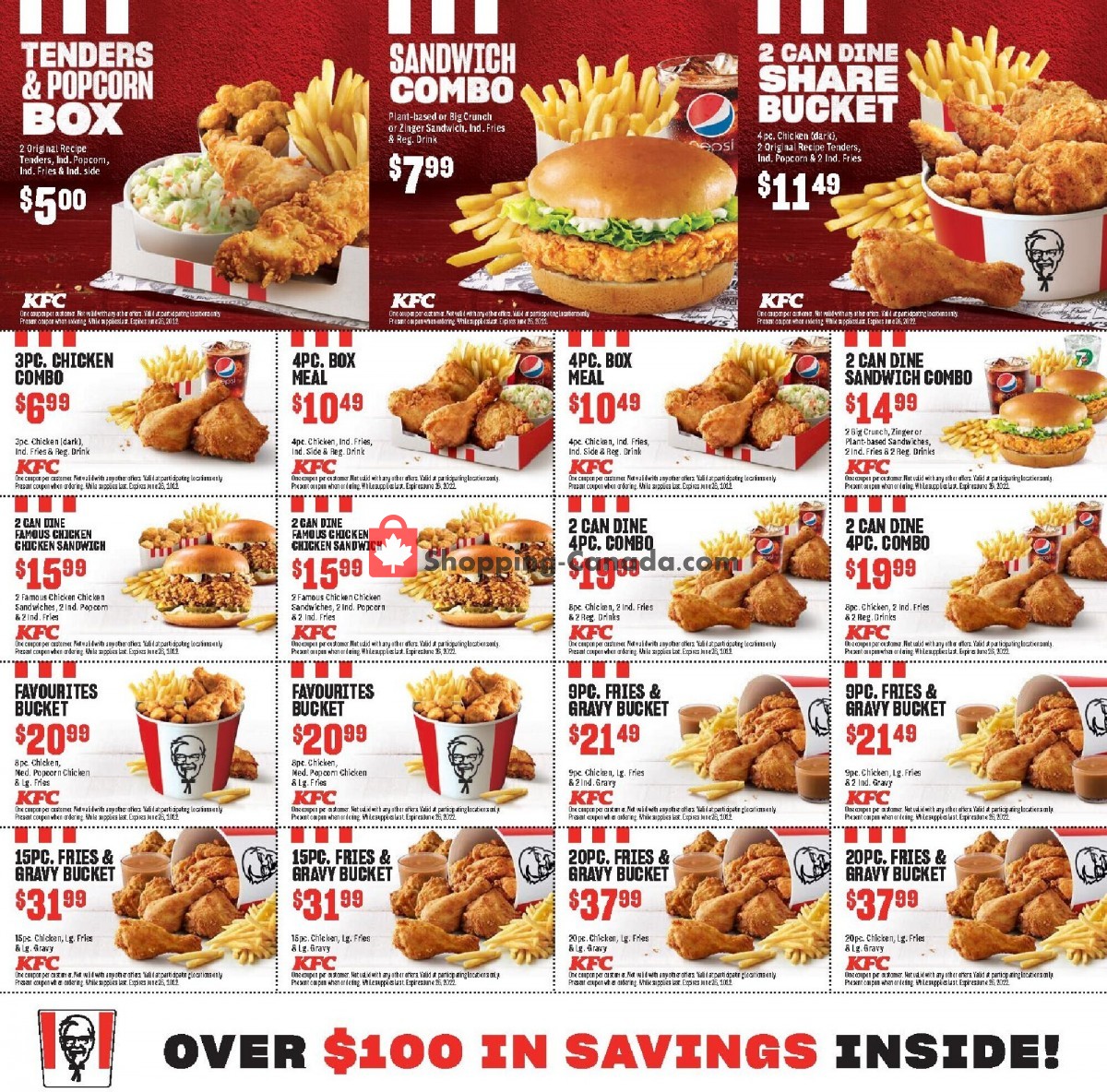 kfc canada flyer coupons sherwood and cochrane ab may 16 june 26 2022 shopping canada