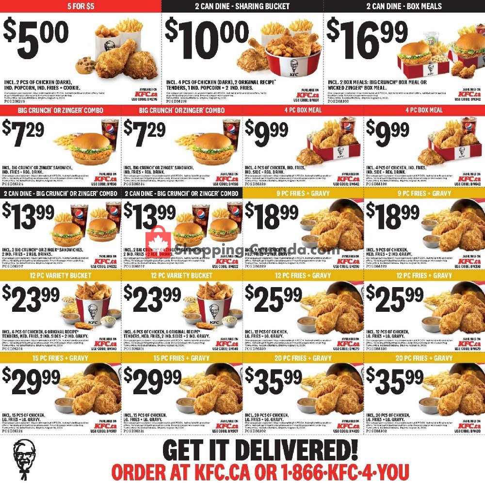 KFC flyer from Monday July 27, 2020 to Sunday August 16, 2020 - page 2