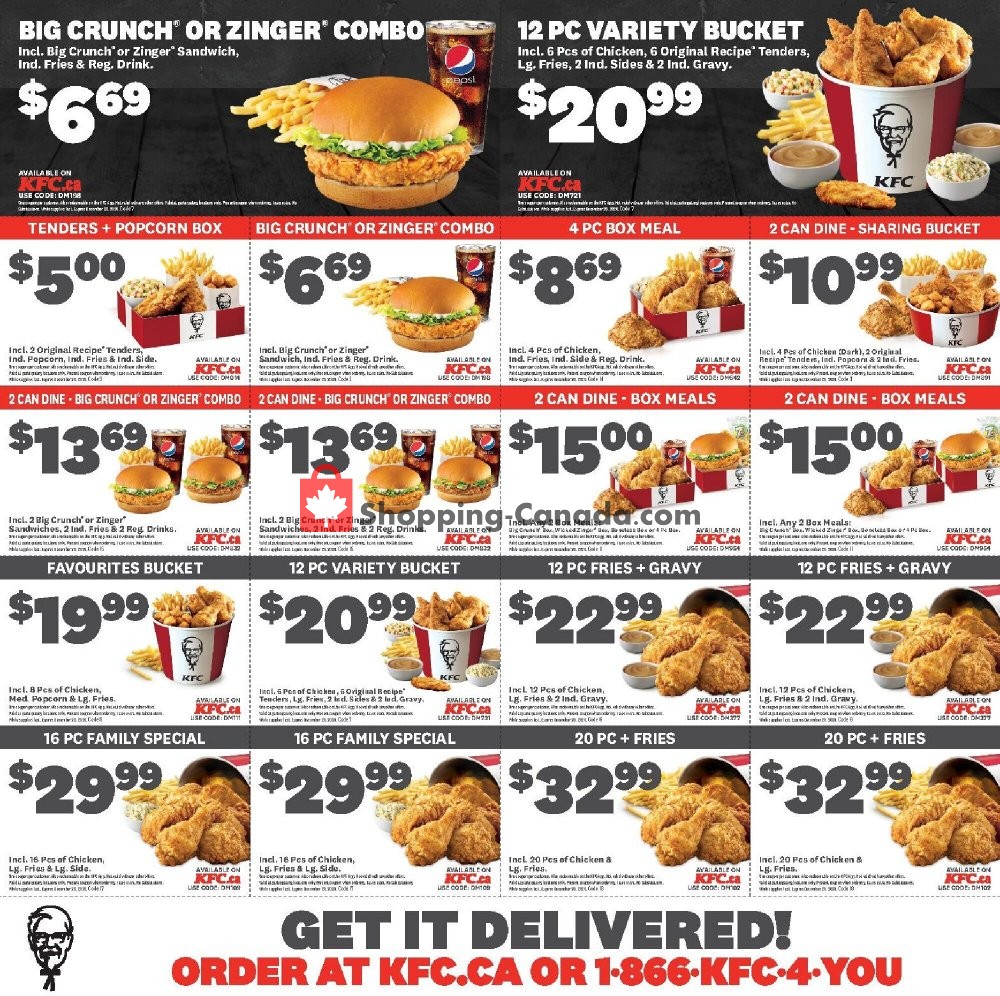 KFC flyer from Monday October 19, 2020 to Sunday December 20, 2020 - page 2