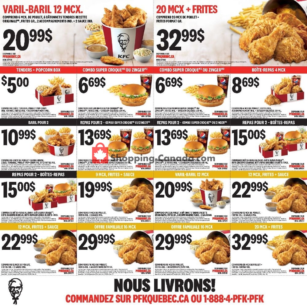 KFC flyer from Monday July 27, 2020 to Sunday September 27, 2020 - page 2