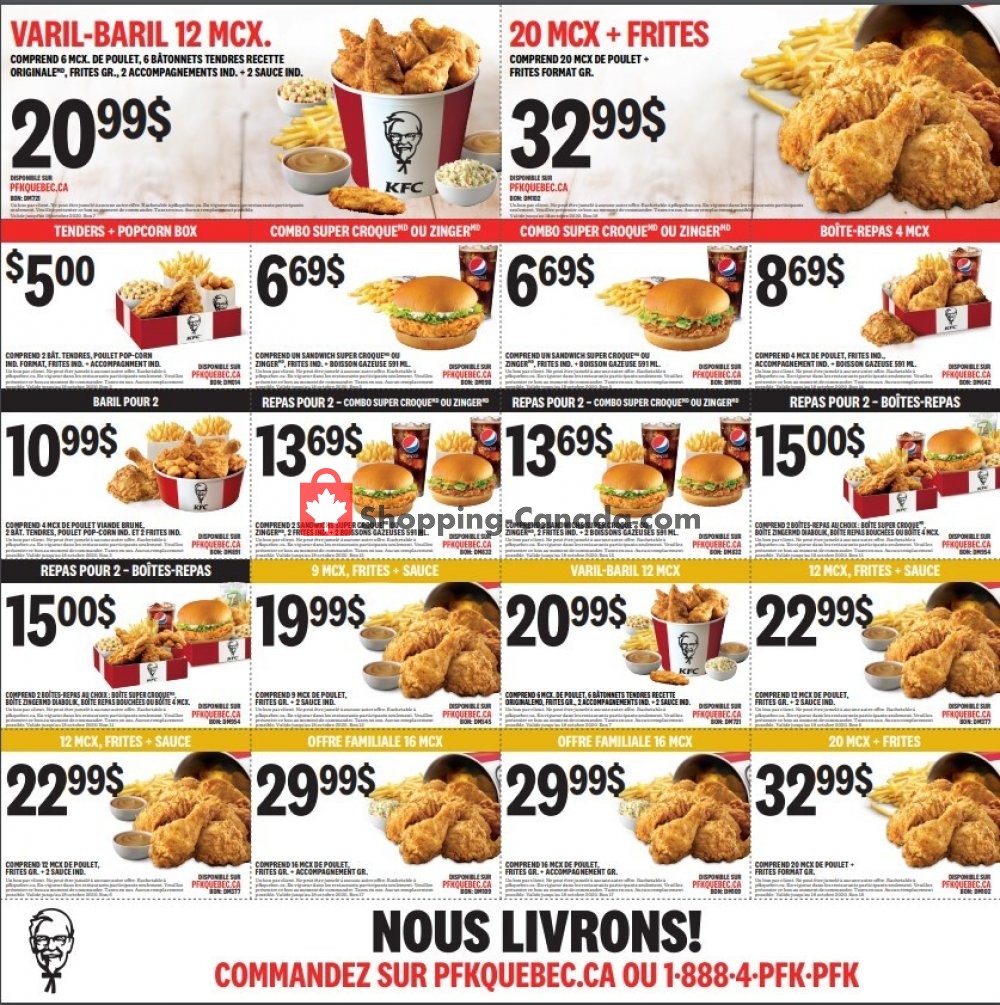 KFC flyer from Monday October 12, 2020 to Sunday October 18, 2020 - page 2