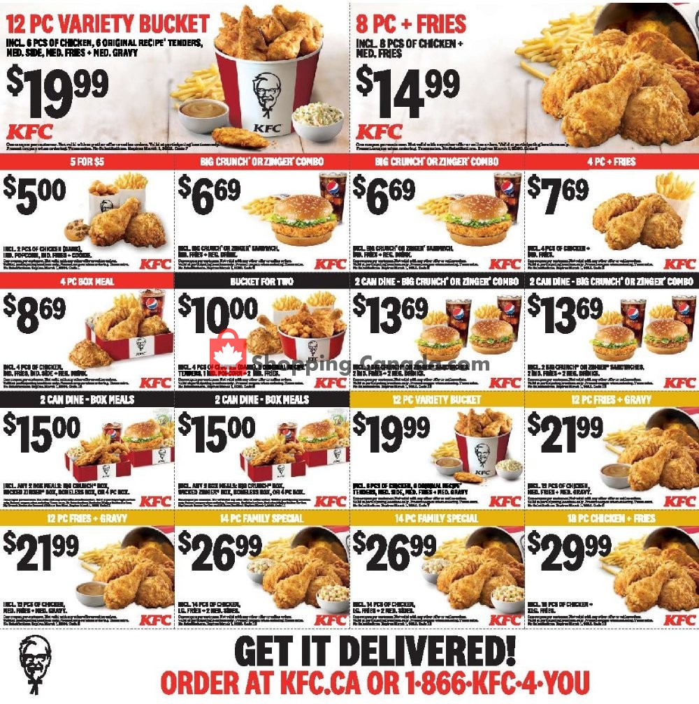 KFC flyer from Saturday February 1, 2020 to Sunday March 1, 2020 - page 1