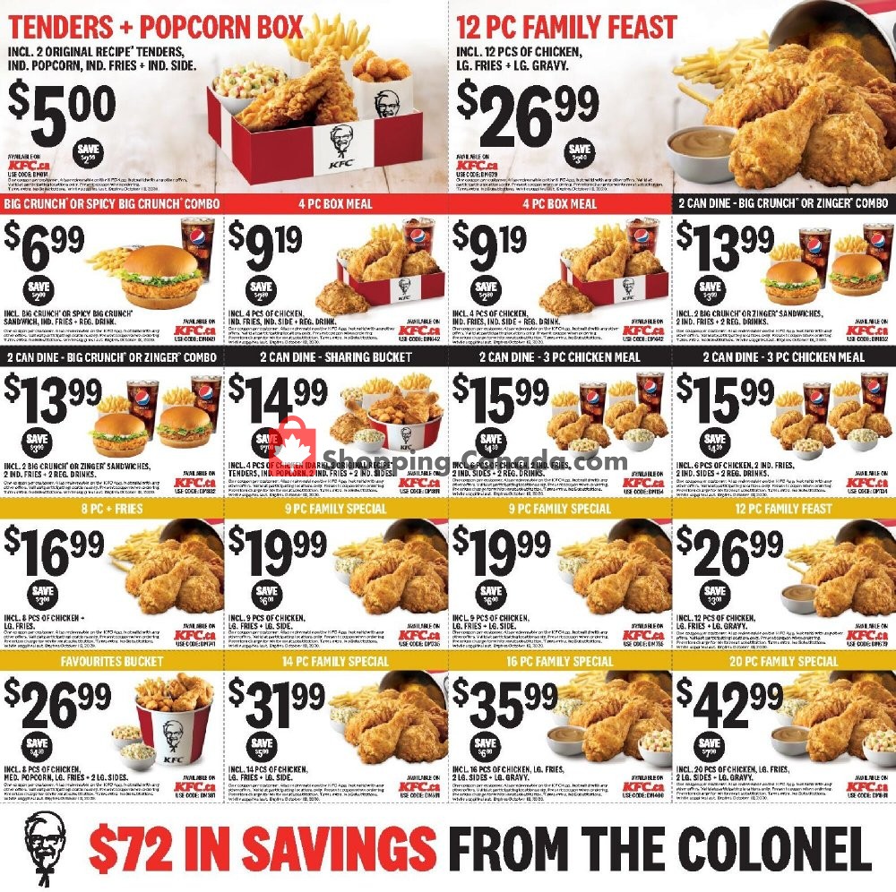 KFC flyer from Monday October 12, 2020 to Sunday October 18, 2020 - page 2