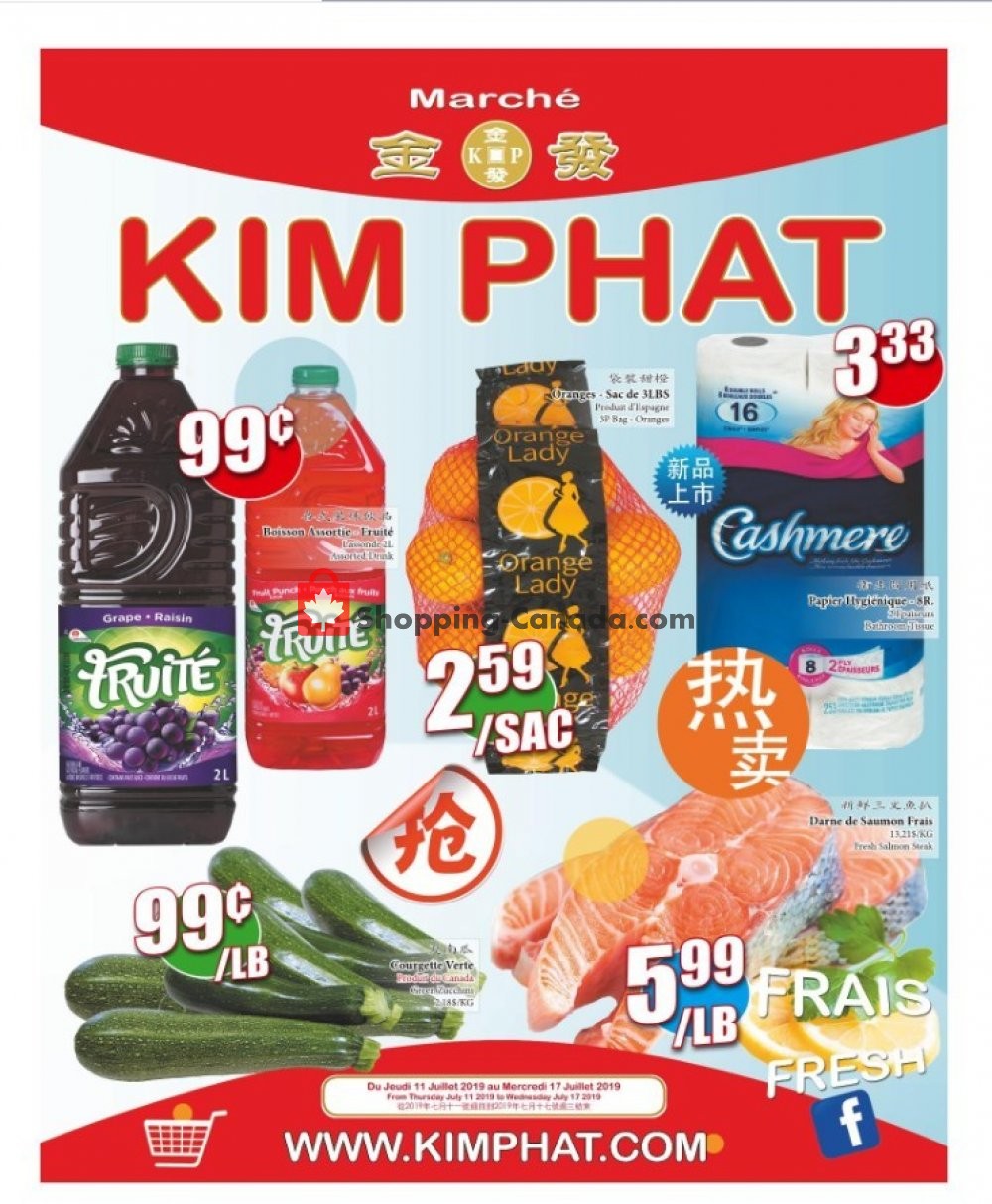 Kim Phat flyer from Thursday July 11, 2019 to Wednesday July 17, 2019 - page 1