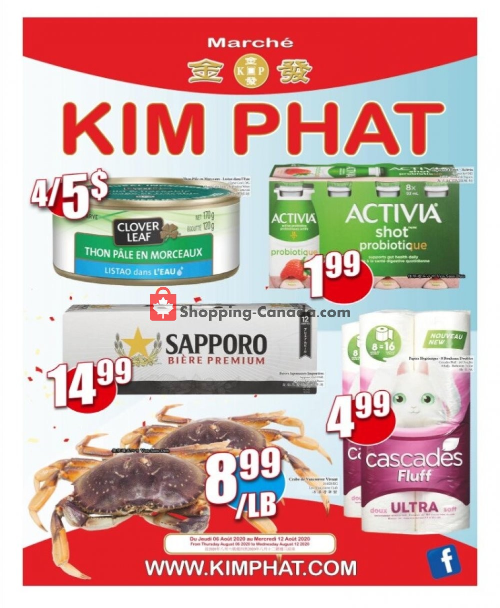 Kim Phat flyer from Thursday August 6, 2020 to Wednesday August 12, 2020 - page 1
