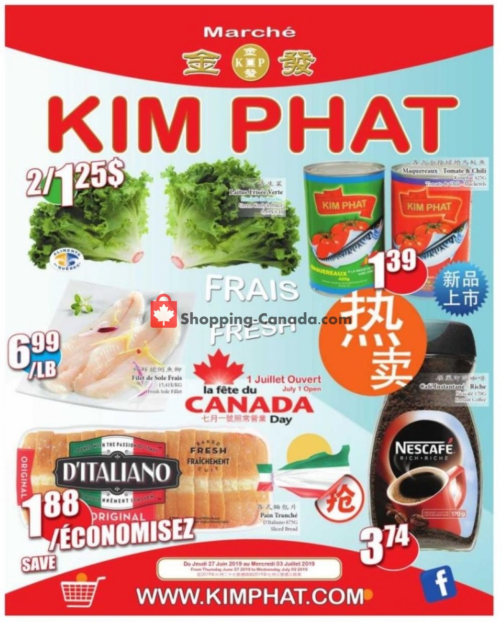 Kim Phat flyer from Thursday June 27, 2019 to Wednesday July 3, 2019 - page 1