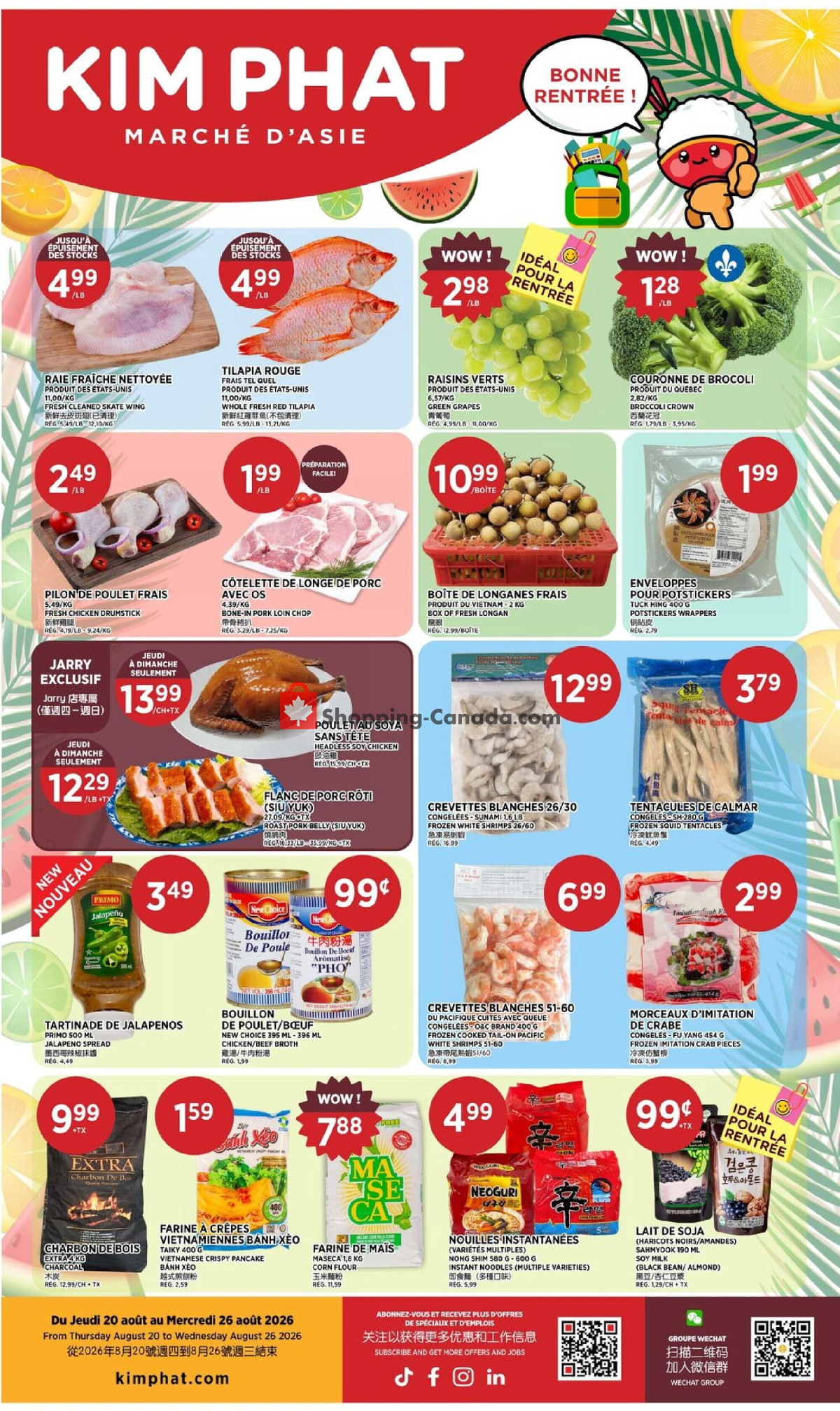 Kim Phat flyer from Thursday August 20, 2026 to Wednesday August 26, 2026 - page 1