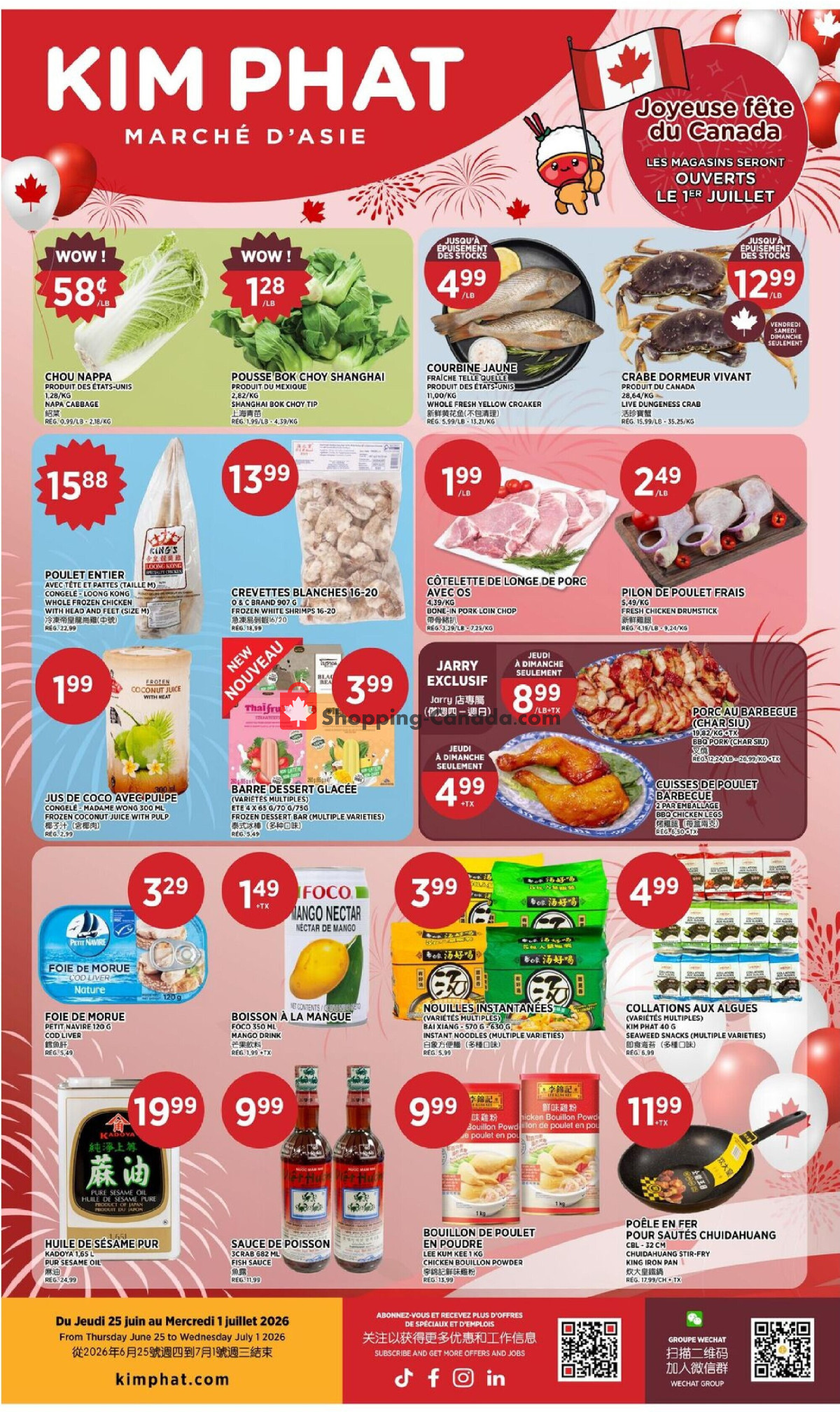 Kim Phat flyer from Thursday June 25, 2026 to Wednesday July 1, 2026 - page 1