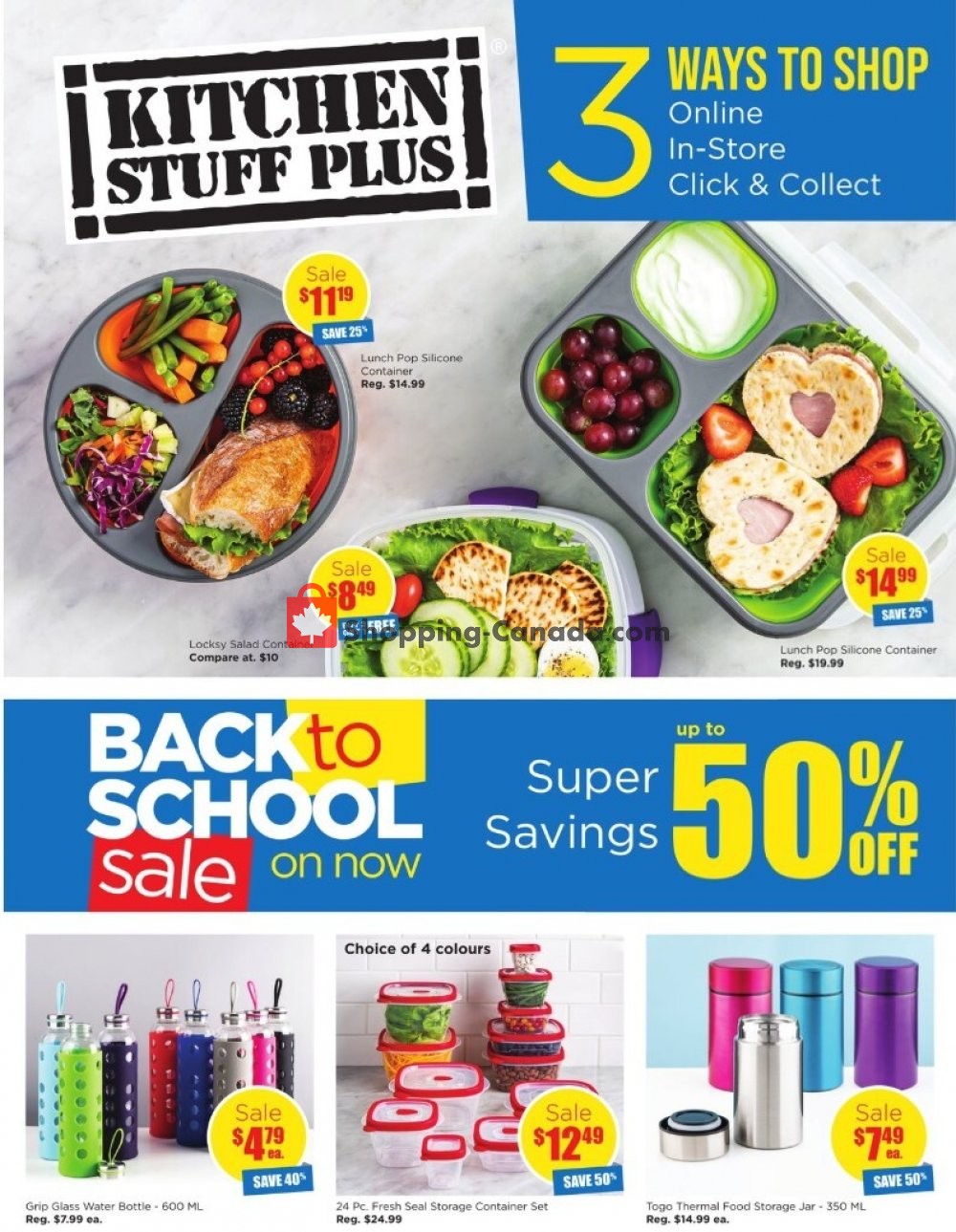 Kitchen Stuff Plus flyer from Thursday August 6, 2020 to Thursday August 27, 2020 - page 1