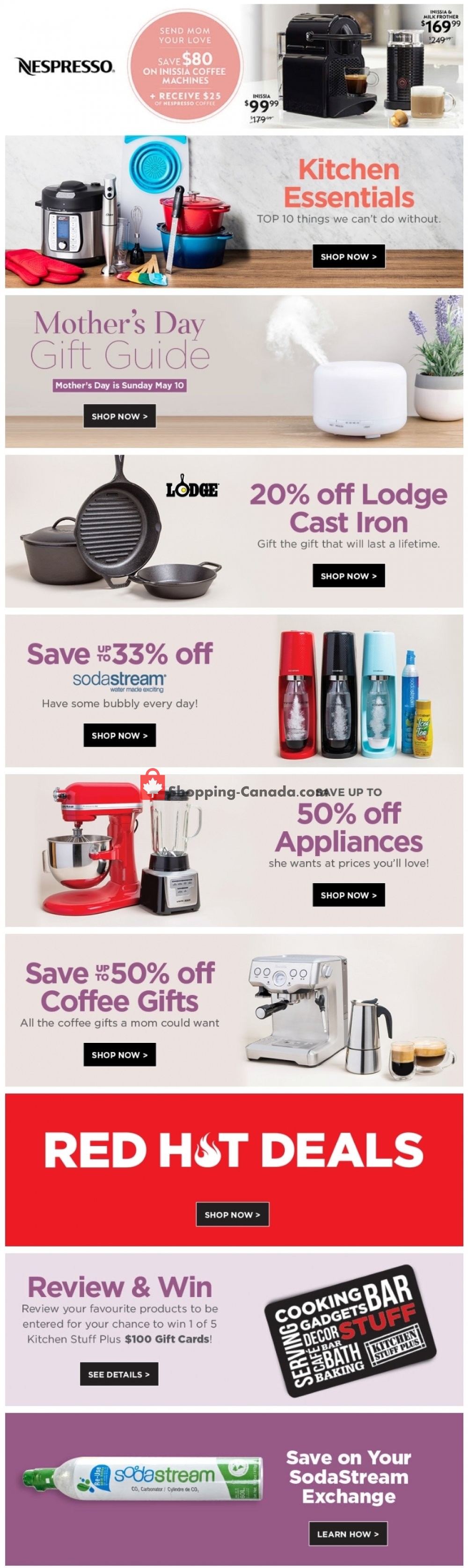 Kitchen Stuff Plus flyer from Monday April 27, 2020 to Sunday May 3, 2020 - page 1
