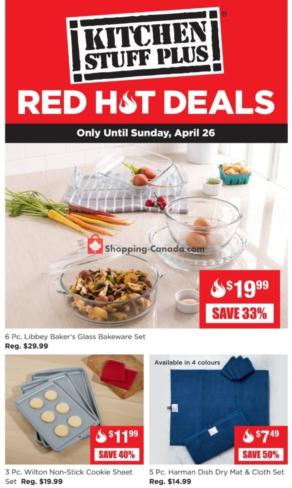 Kitchen Stuff Plus flyer from Monday April 20, 2020 to Sunday April 26, 2020 - page 1