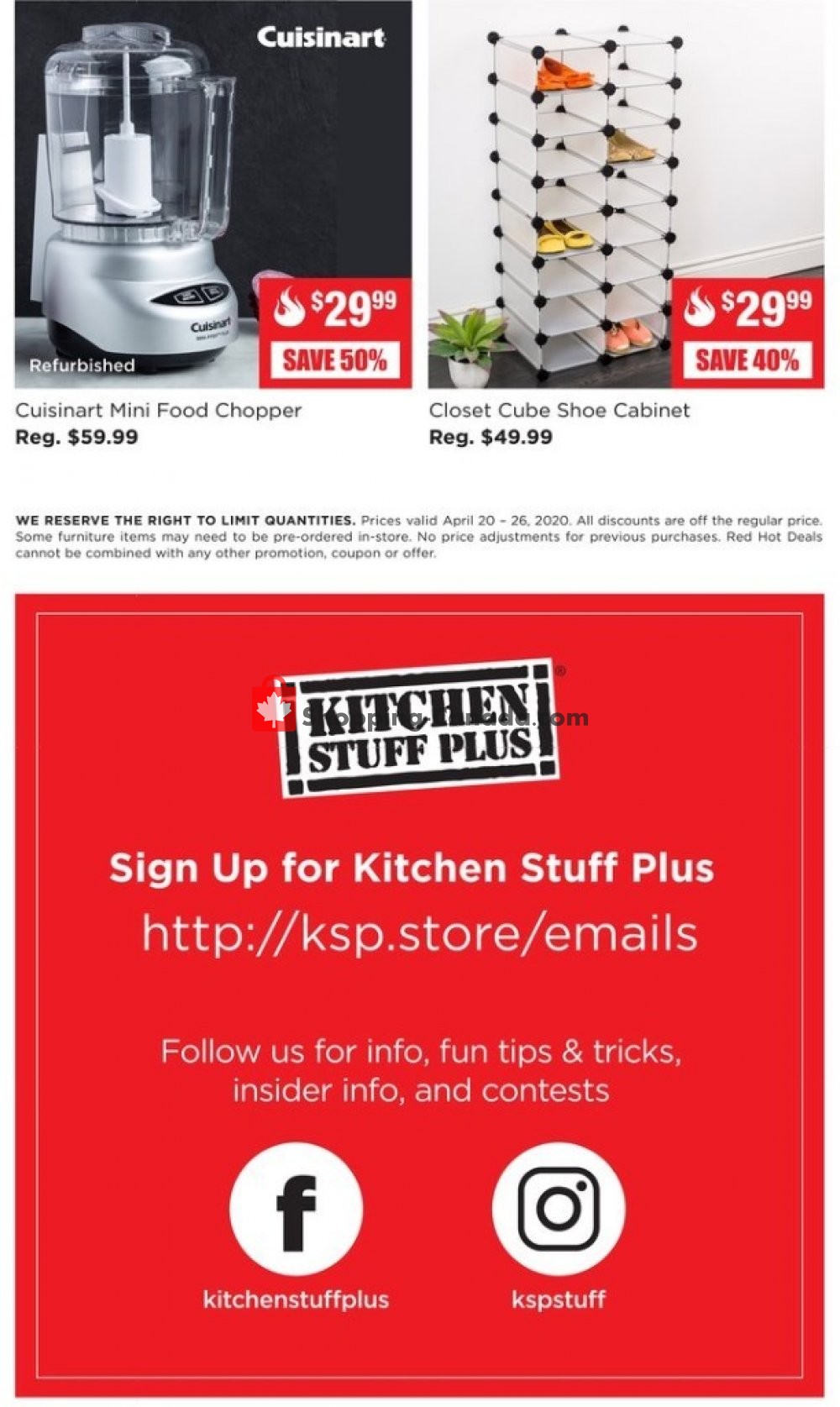 Kitchen Stuff Plus flyer from Monday April 20, 2020 to Sunday April 26, 2020 - page 4