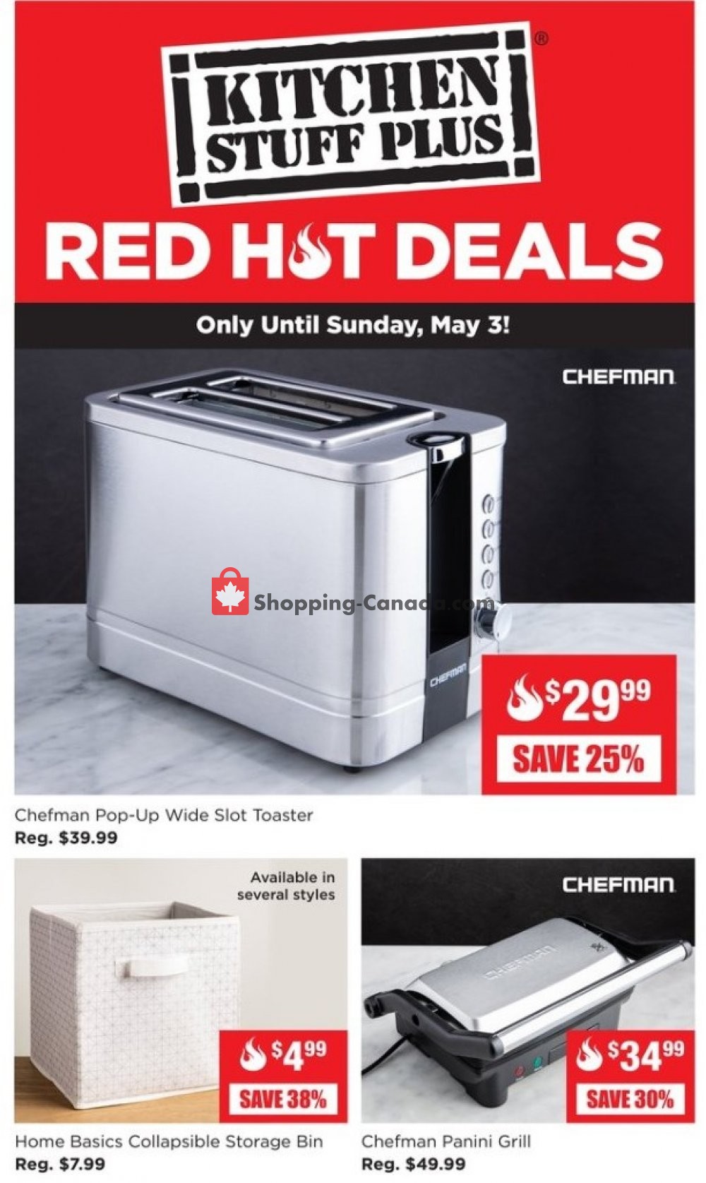 Kitchen Stuff Plus flyer from Monday April 27, 2020 to Sunday May 3, 2020 - page 1