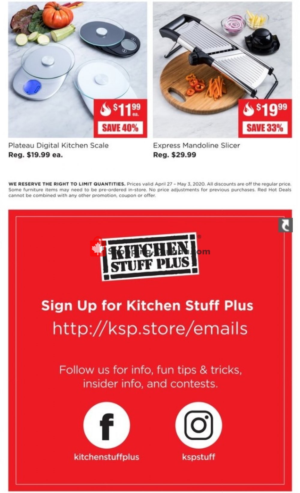 Kitchen Stuff Plus flyer from Monday April 27, 2020 to Sunday May 3, 2020 - page 5