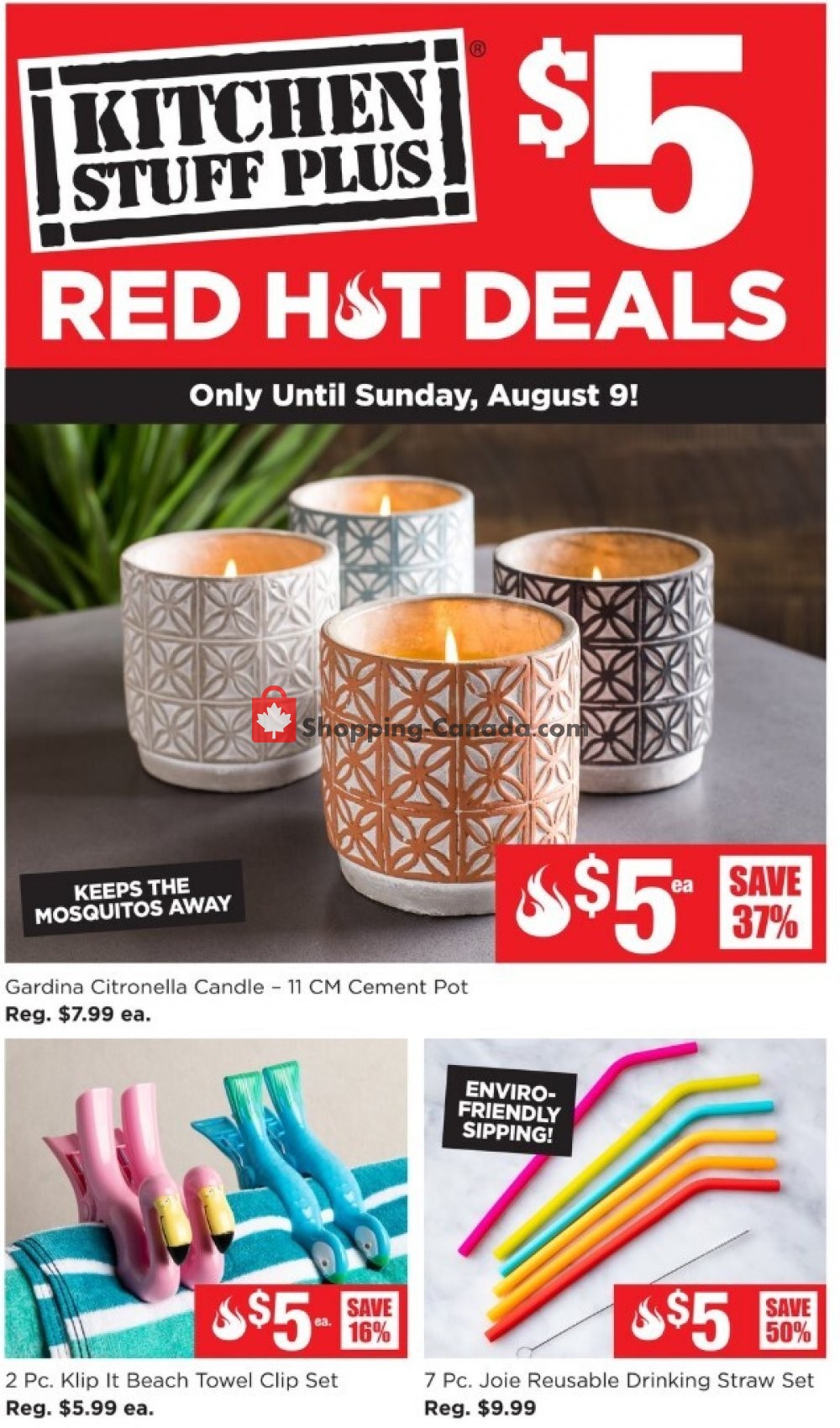Kitchen Stuff Plus flyer from Tuesday August 4, 2020 to Sunday August 9, 2020 - page 1