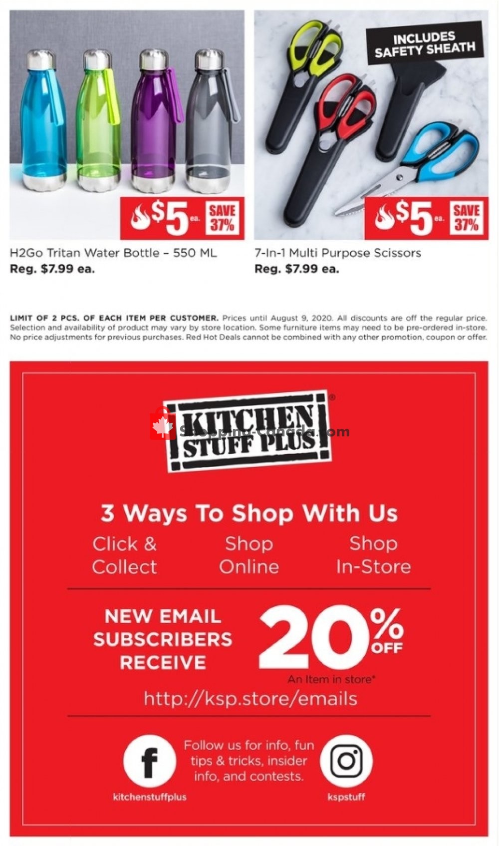 Kitchen Stuff Plus flyer from Tuesday August 4, 2020 to Sunday August 9, 2020 - page 6