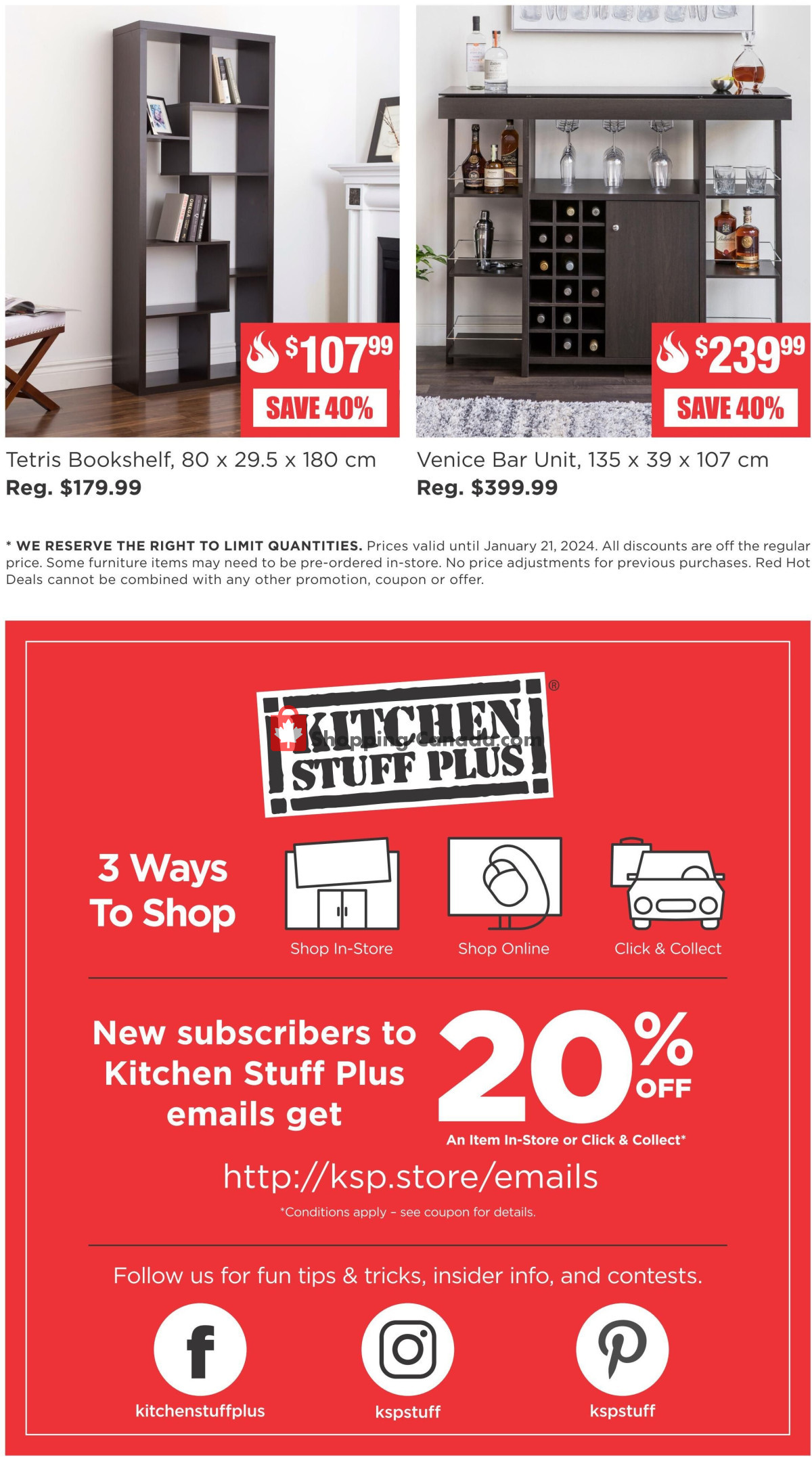 Kitchen Stuff Plus flyer from Monday January 15, 2024 to Sunday January 21, 2024 - page 7