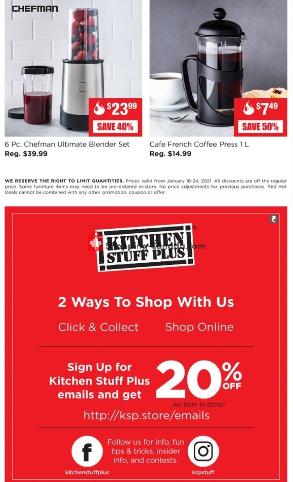 Kitchen Stuff Plus flyer from Monday January 18, 2021 to Sunday January 24, 2021 - page 5