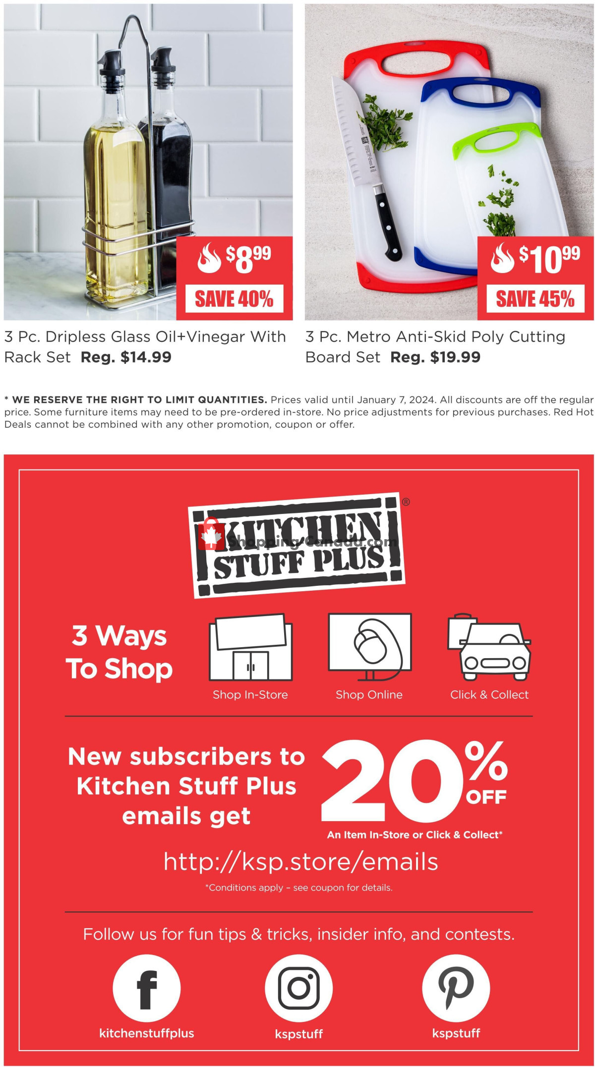 Kitchen Stuff Plus flyer from Tuesday January 2, 2024 to Sunday January 7, 2024 - page 6