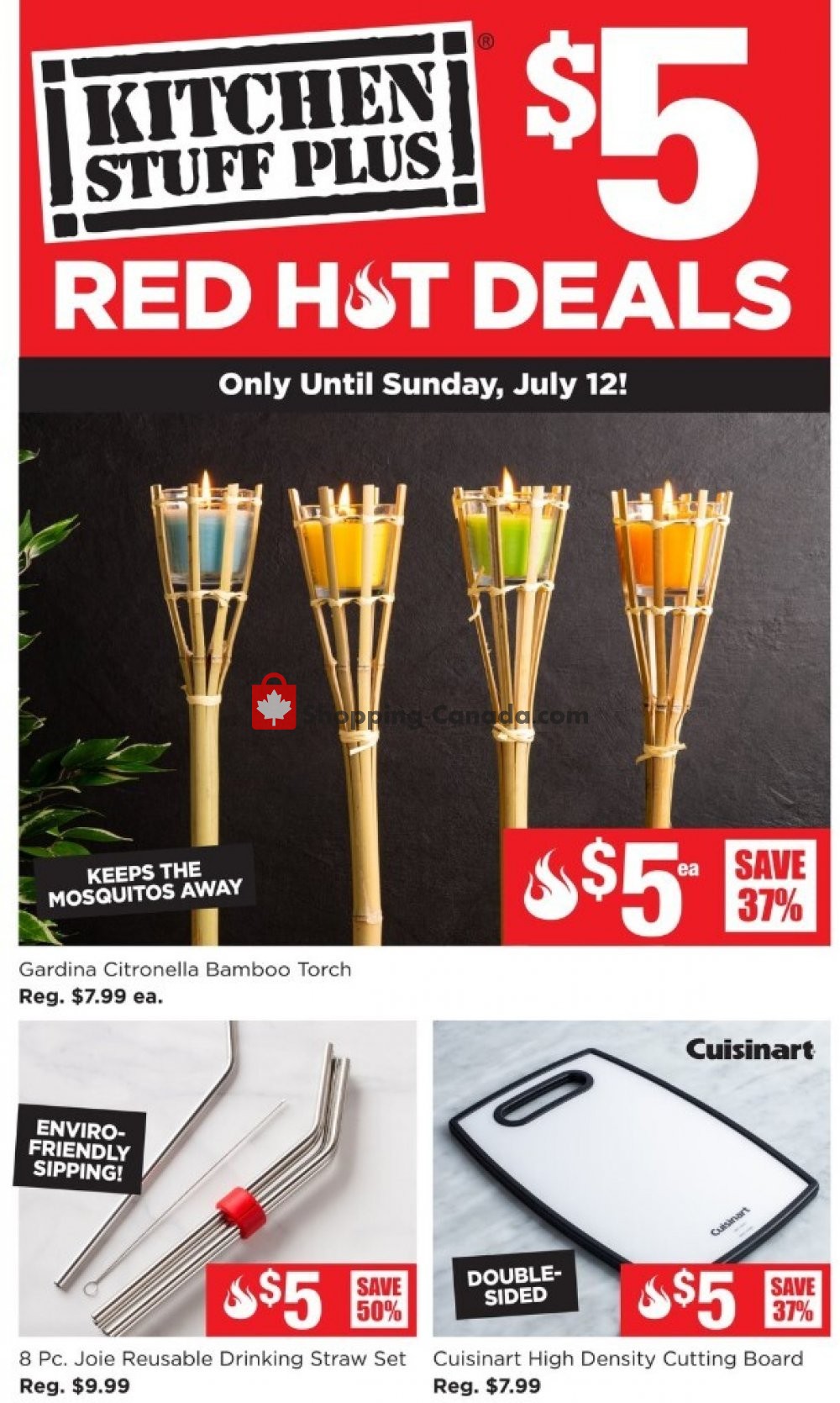 Kitchen Stuff Plus flyer from Monday July 6, 2020 to Sunday July 12, 2020 - page 1