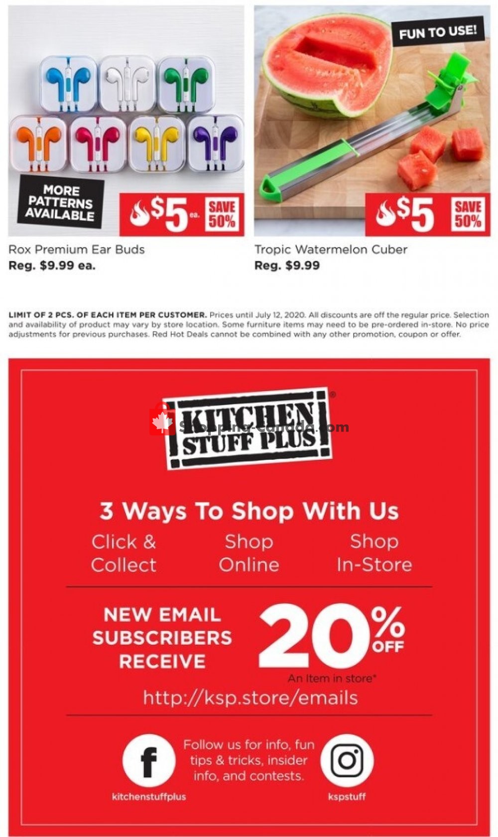 Kitchen Stuff Plus flyer from Monday July 6, 2020 to Sunday July 12, 2020 - page 5