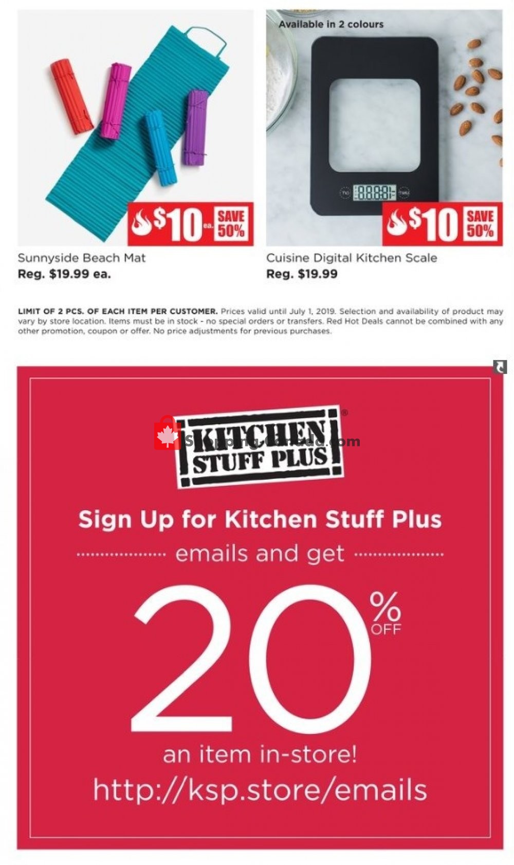Kitchen Stuff Plus flyer from Monday June 24, 2019 to Monday July 1, 2019 - page 5