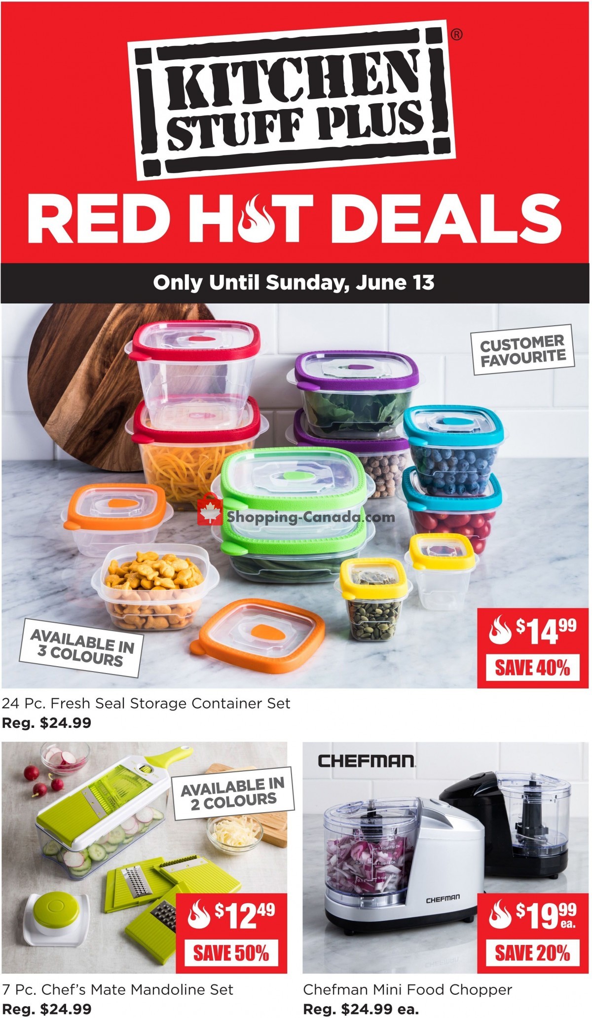 Kitchen Stuff Plus flyer from Monday June 7, 2021 to Sunday June 13, 2021 - page 1