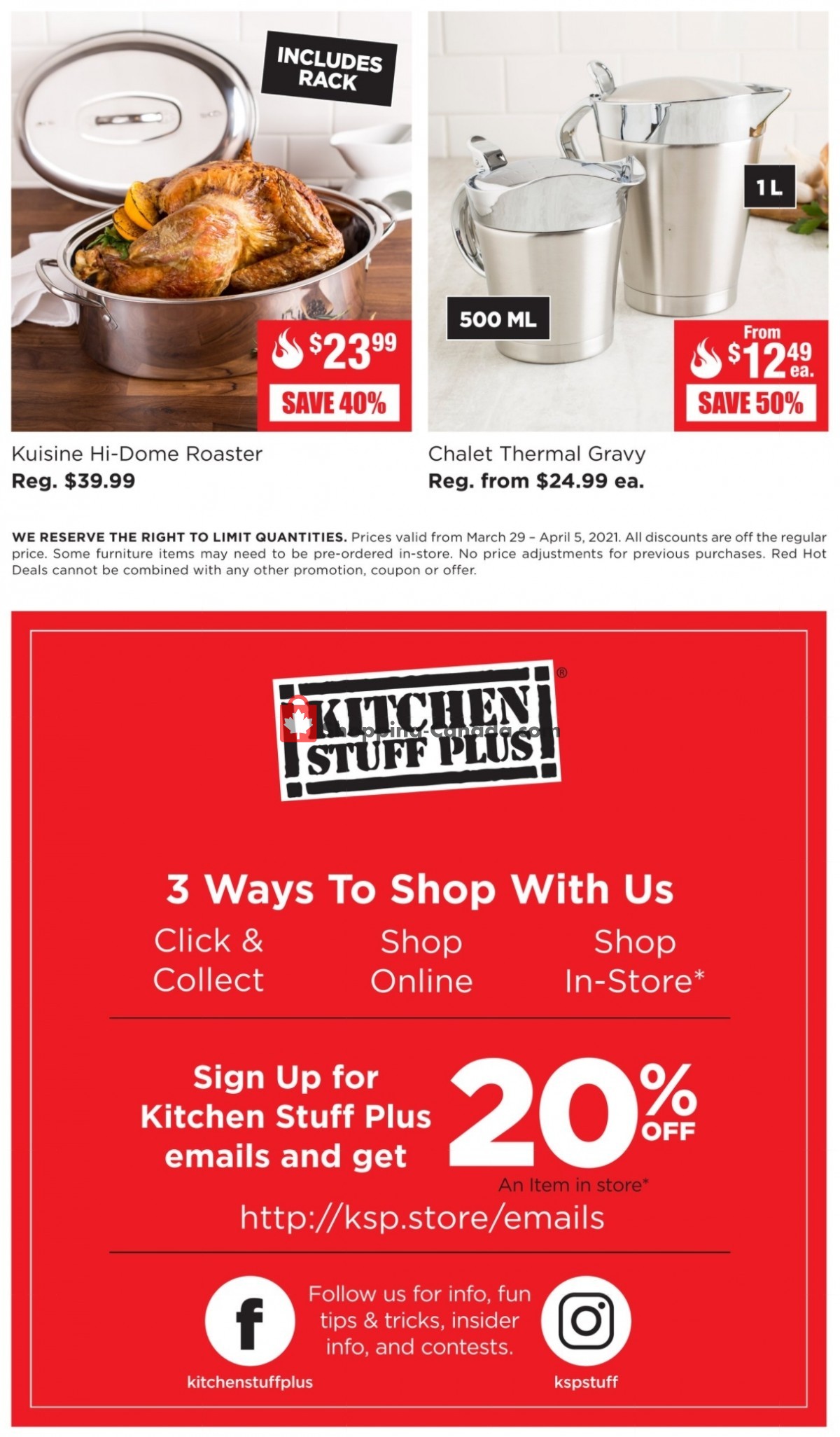 Kitchen Stuff Plus flyer from Monday March 29, 2021 to Monday April 5, 2021 - page 5