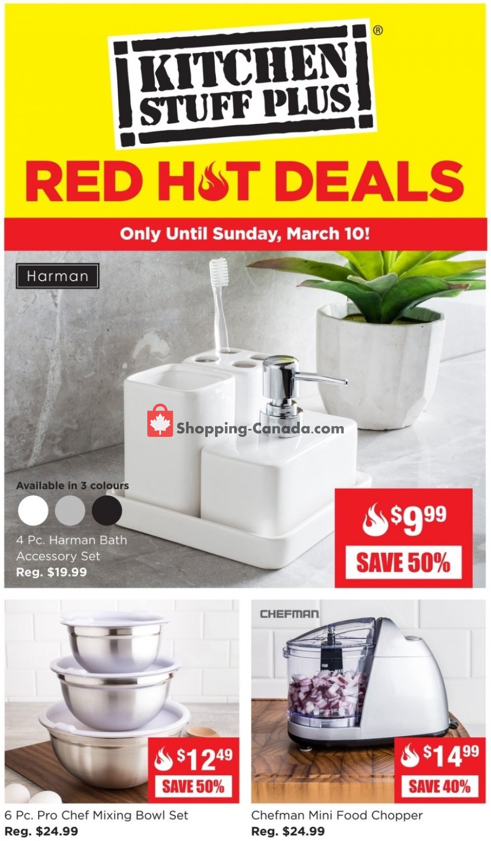 Kitchen Stuff Plus flyer from Monday March 4, 2019 to Sunday March 10, 2019 - page 1