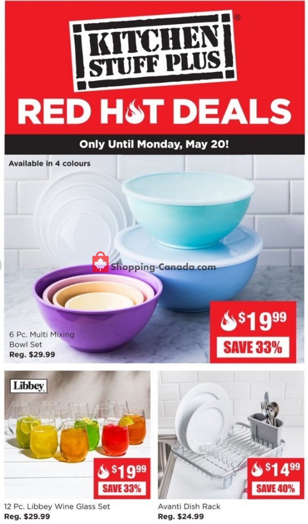 Kitchen Stuff Plus flyer from Monday May 13, 2019 to Monday May 20, 2019 - page 1