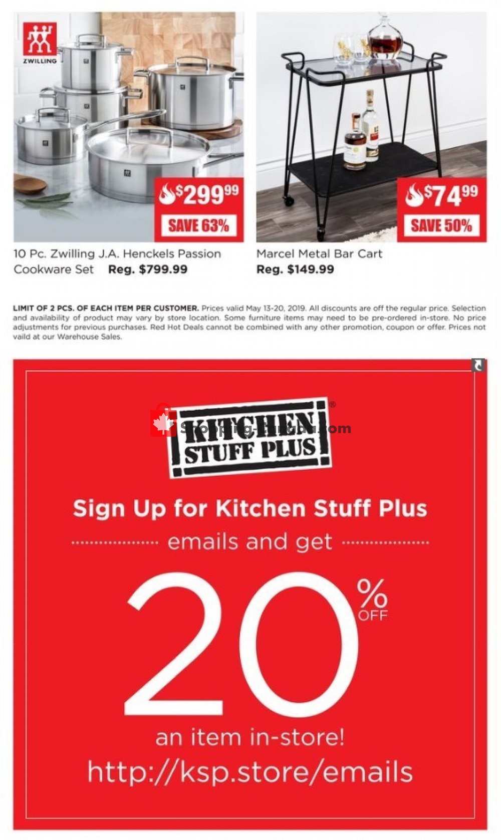 Kitchen Stuff Plus flyer from Monday May 13, 2019 to Monday May 20, 2019 - page 5