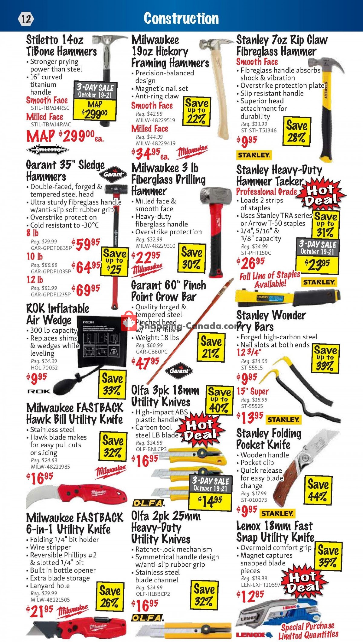 KMS Tools & Equipment flyer from Sunday October 1, 2023 to Tuesday October 31, 2023 - page 12