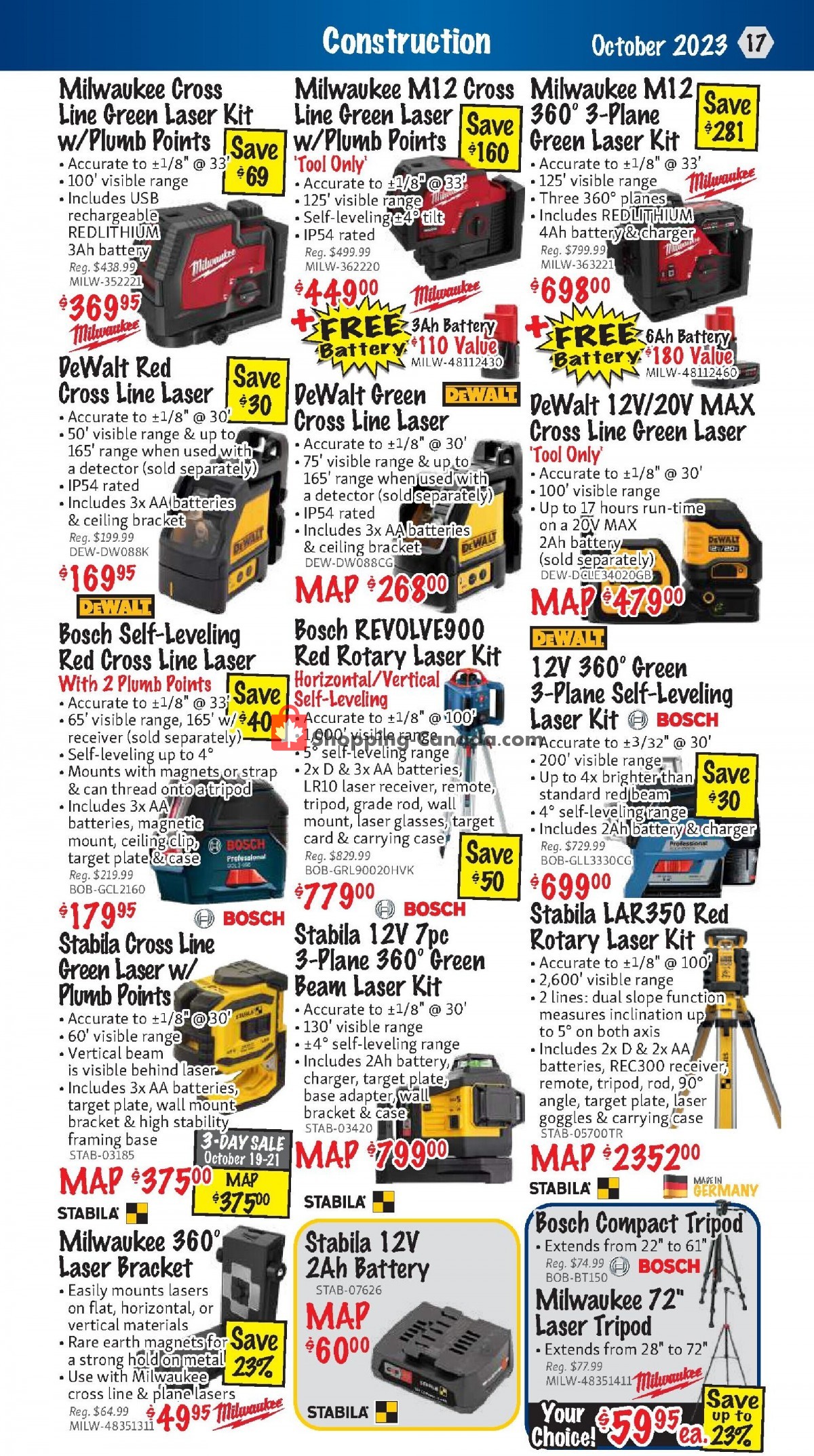 KMS Tools & Equipment flyer from Sunday October 1, 2023 to Tuesday October 31, 2023 - page 17