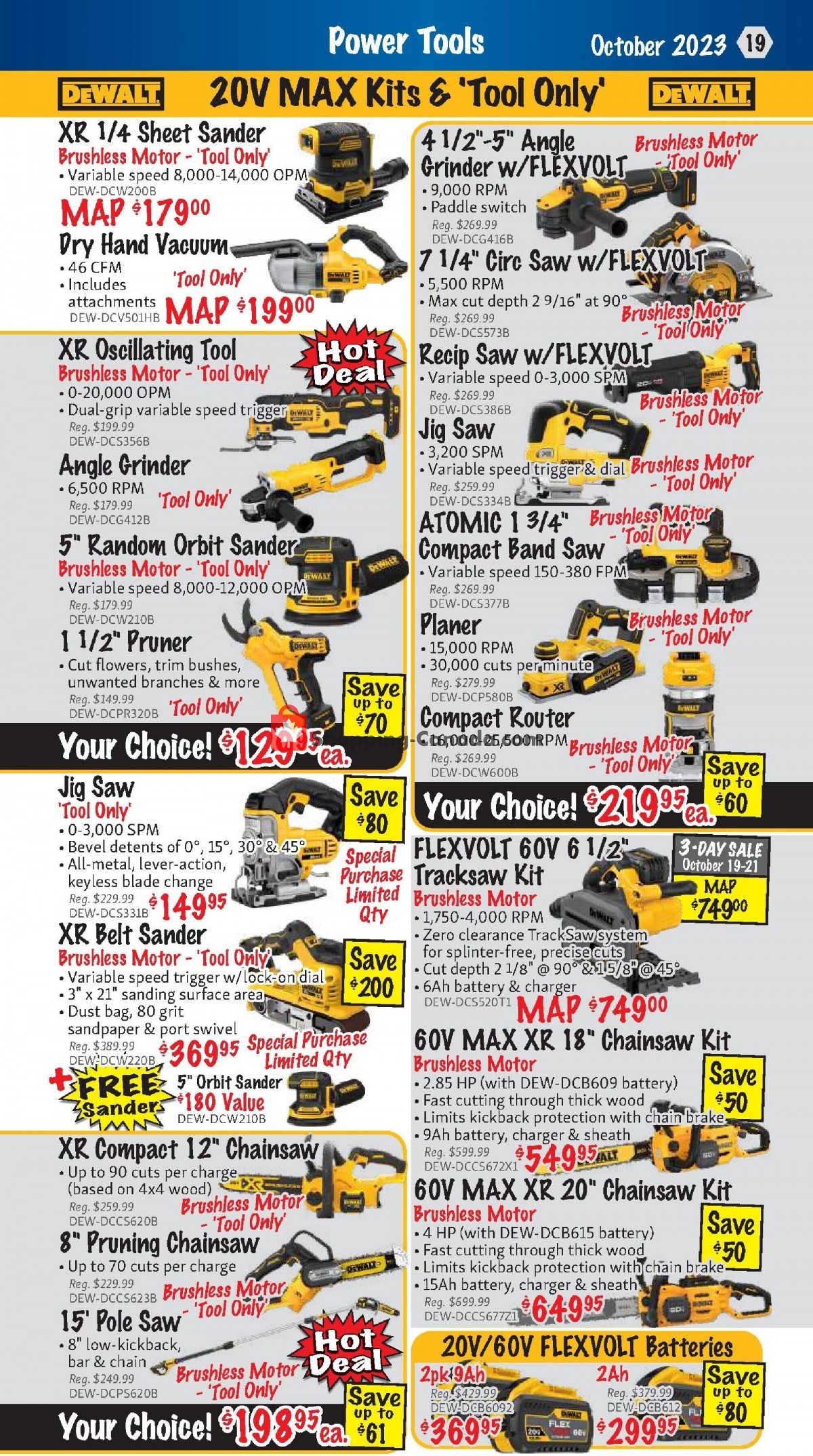 KMS Tools & Equipment flyer from Sunday October 1, 2023 to Tuesday October 31, 2023 - page 19