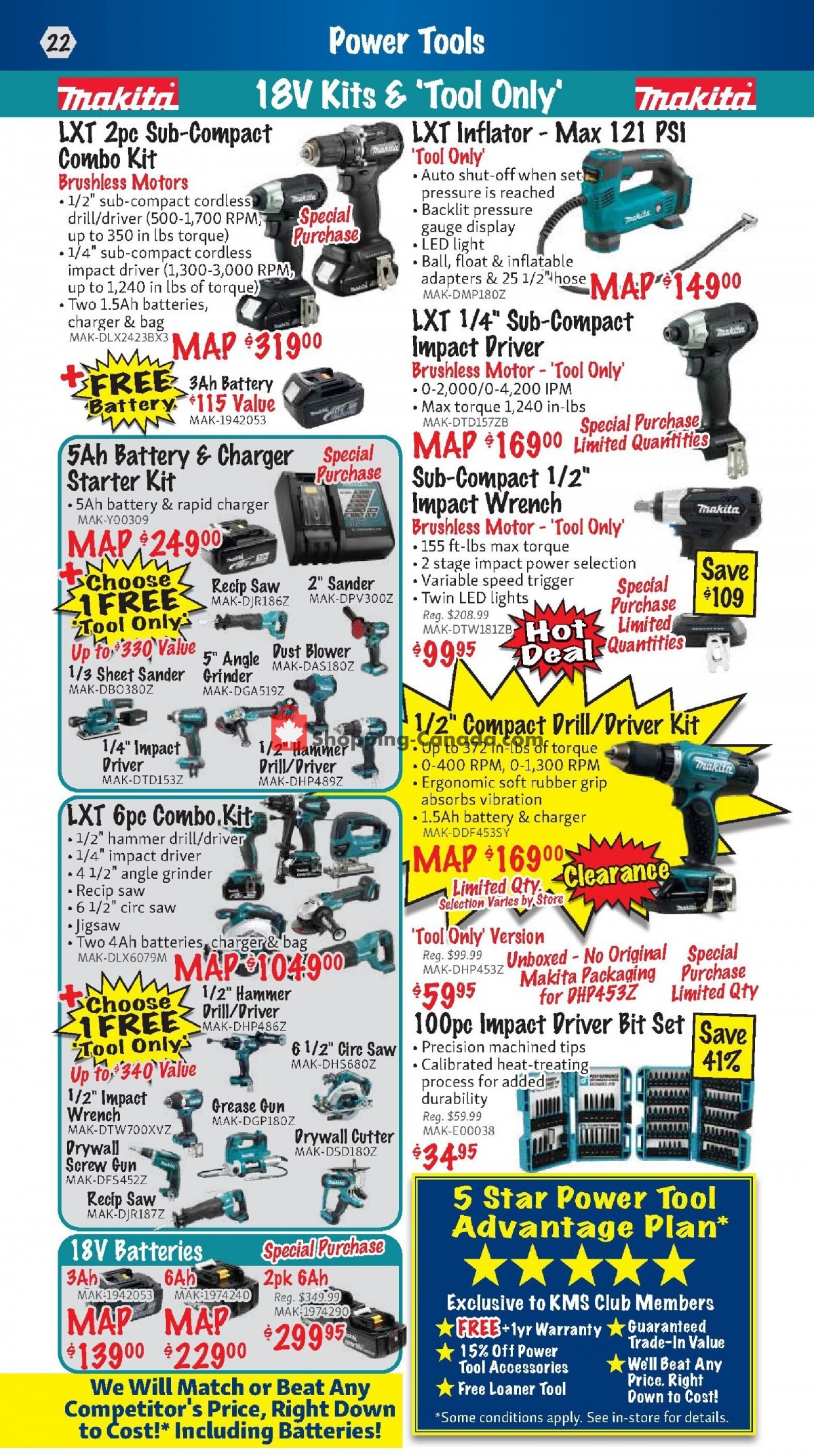KMS Tools & Equipment flyer from Sunday October 1, 2023 to Tuesday October 31, 2023 - page 22