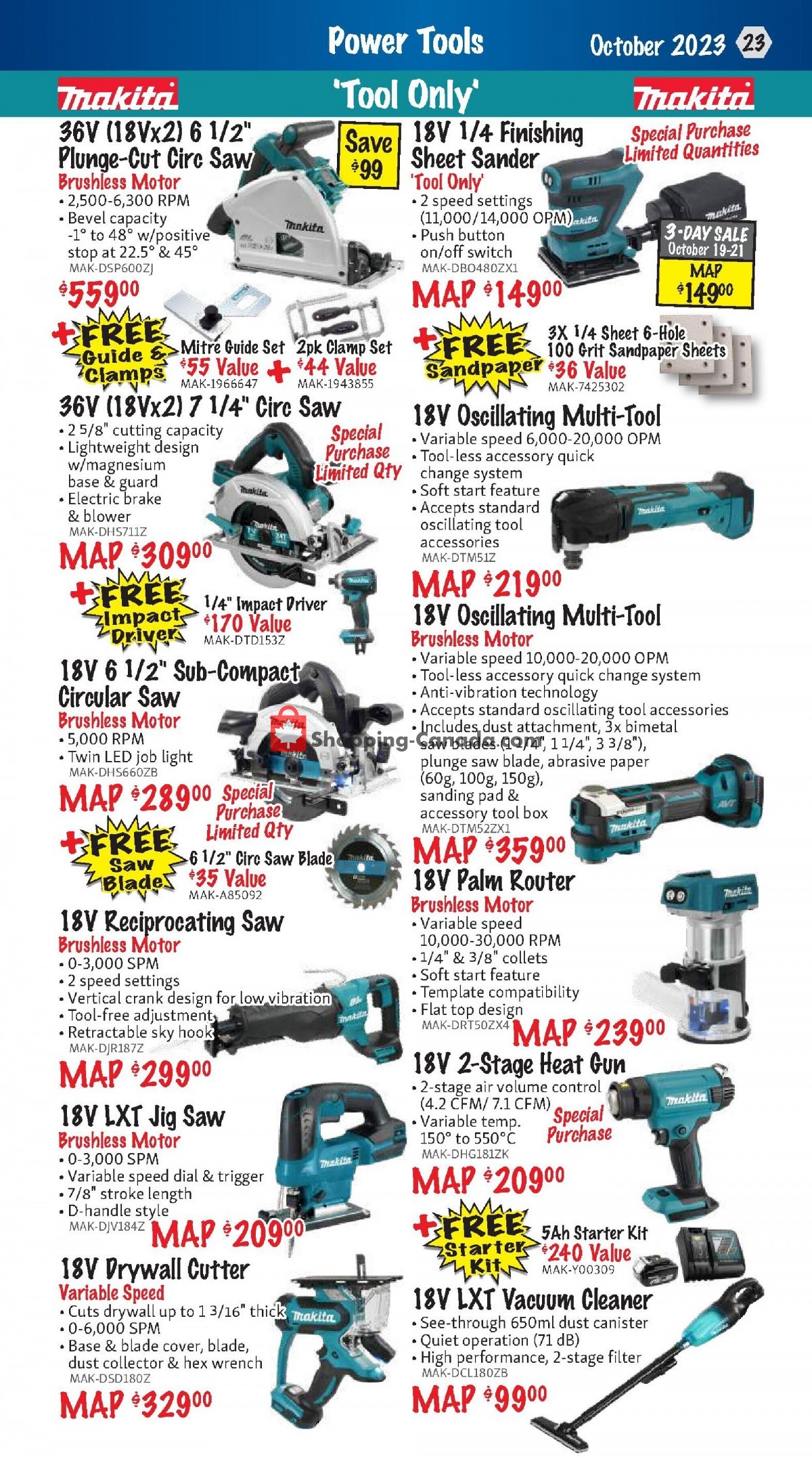 KMS Tools & Equipment flyer from Sunday October 1, 2023 to Tuesday October 31, 2023 - page 23