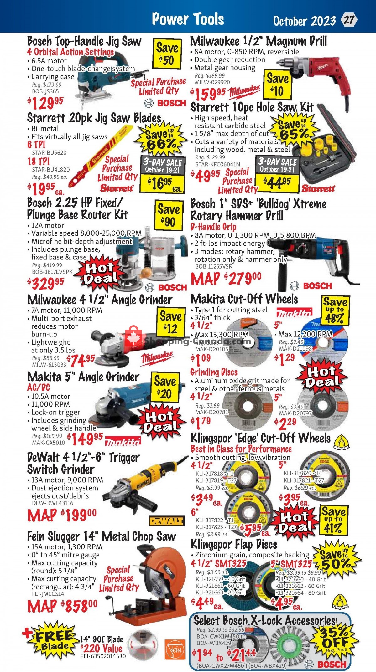 KMS Tools & Equipment flyer from Sunday October 1, 2023 to Tuesday October 31, 2023 - page 27