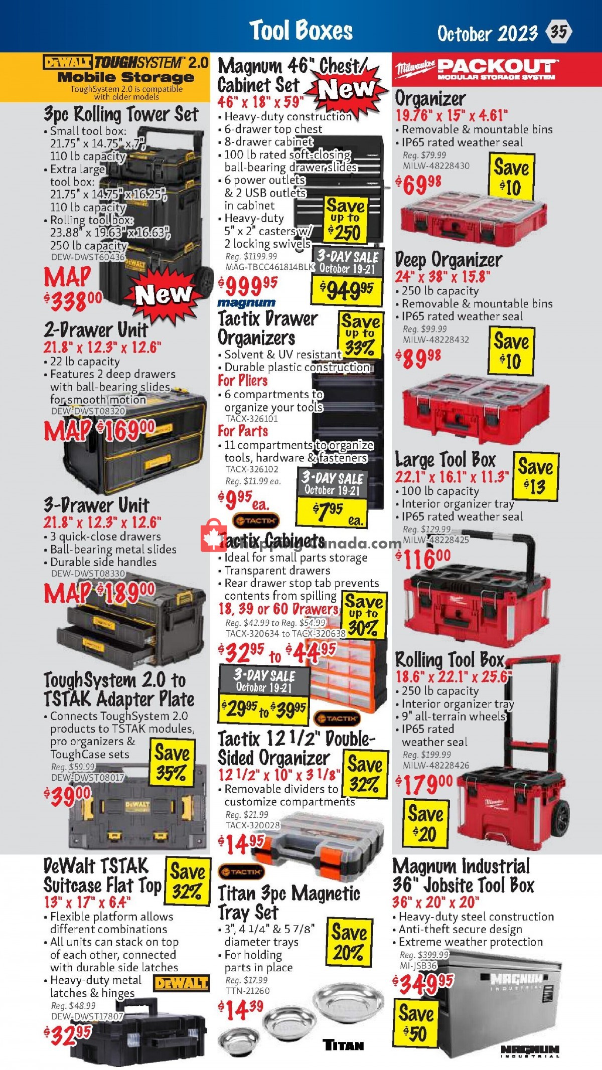 KMS Tools & Equipment flyer from Sunday October 1, 2023 to Tuesday October 31, 2023 - page 35