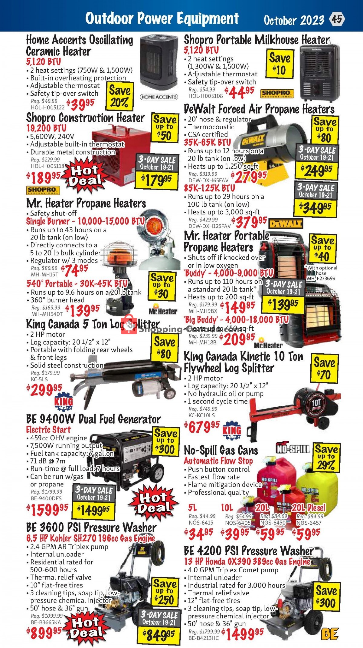 KMS Tools & Equipment flyer from Sunday October 1, 2023 to Tuesday October 31, 2023 - page 45