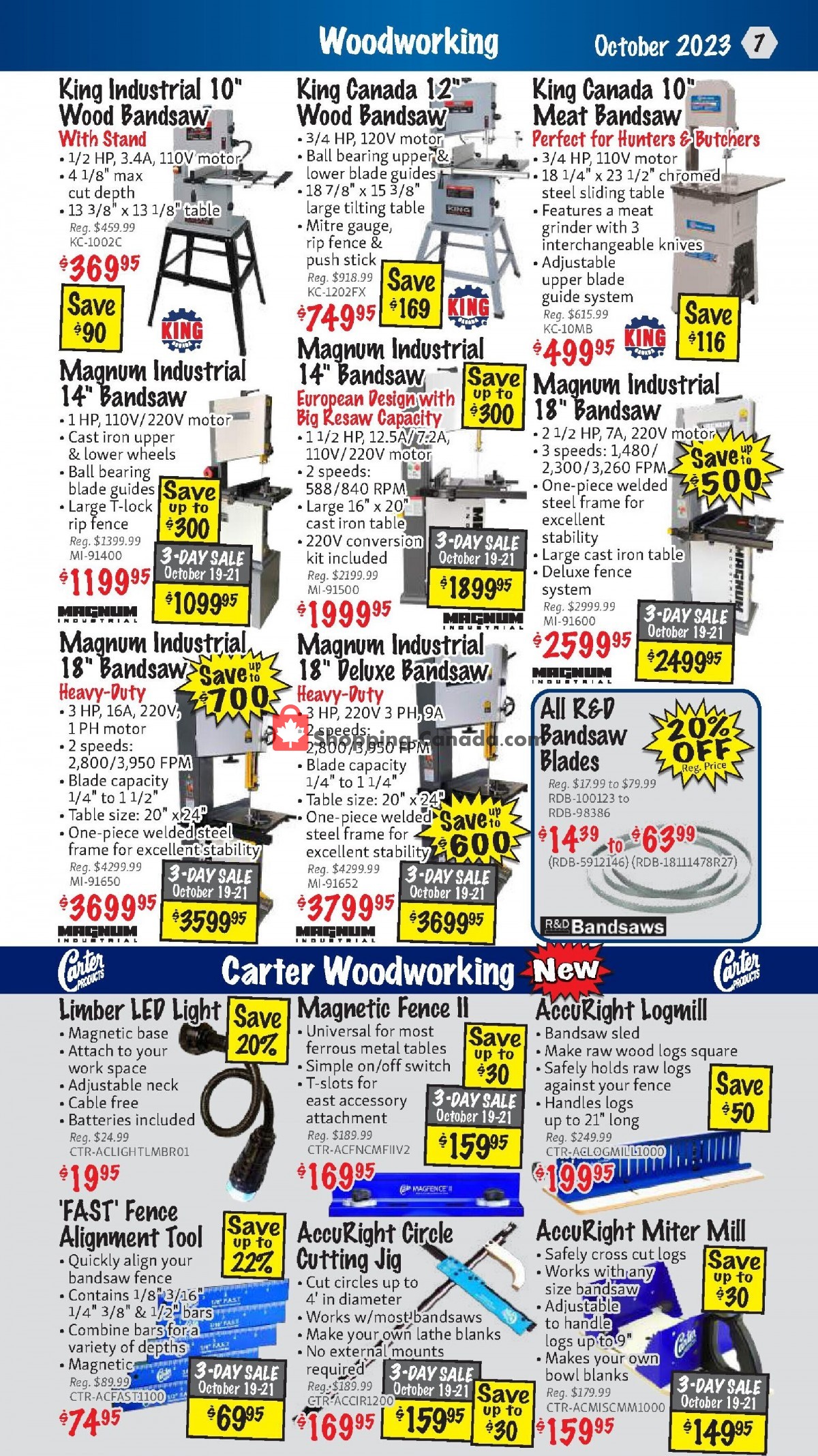 KMS Tools & Equipment flyer from Sunday October 1, 2023 to Tuesday October 31, 2023 - page 7