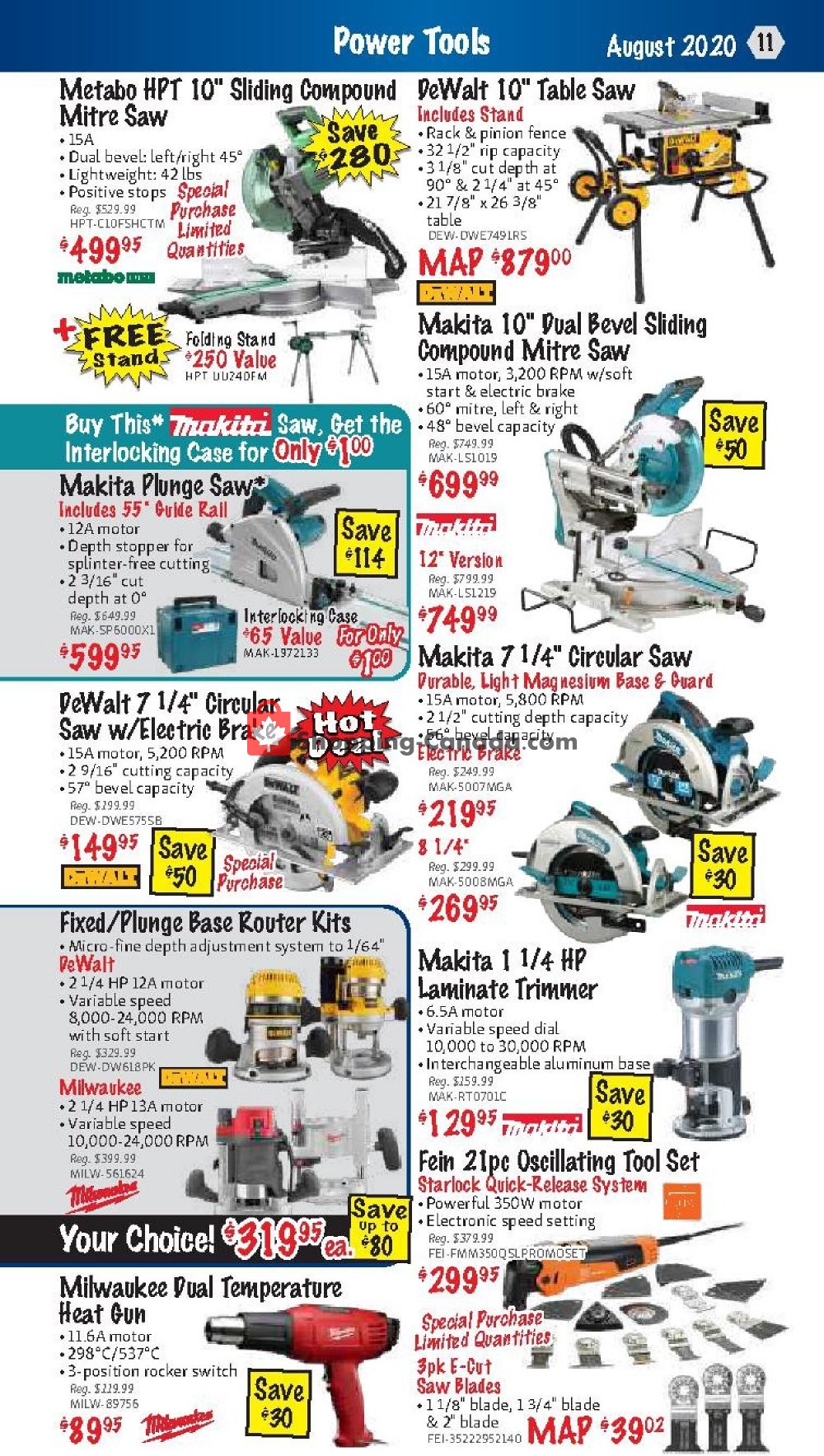 KMS Tools & Equipment flyer from Saturday August 1, 2020 to Monday August 31, 2020 - page 11