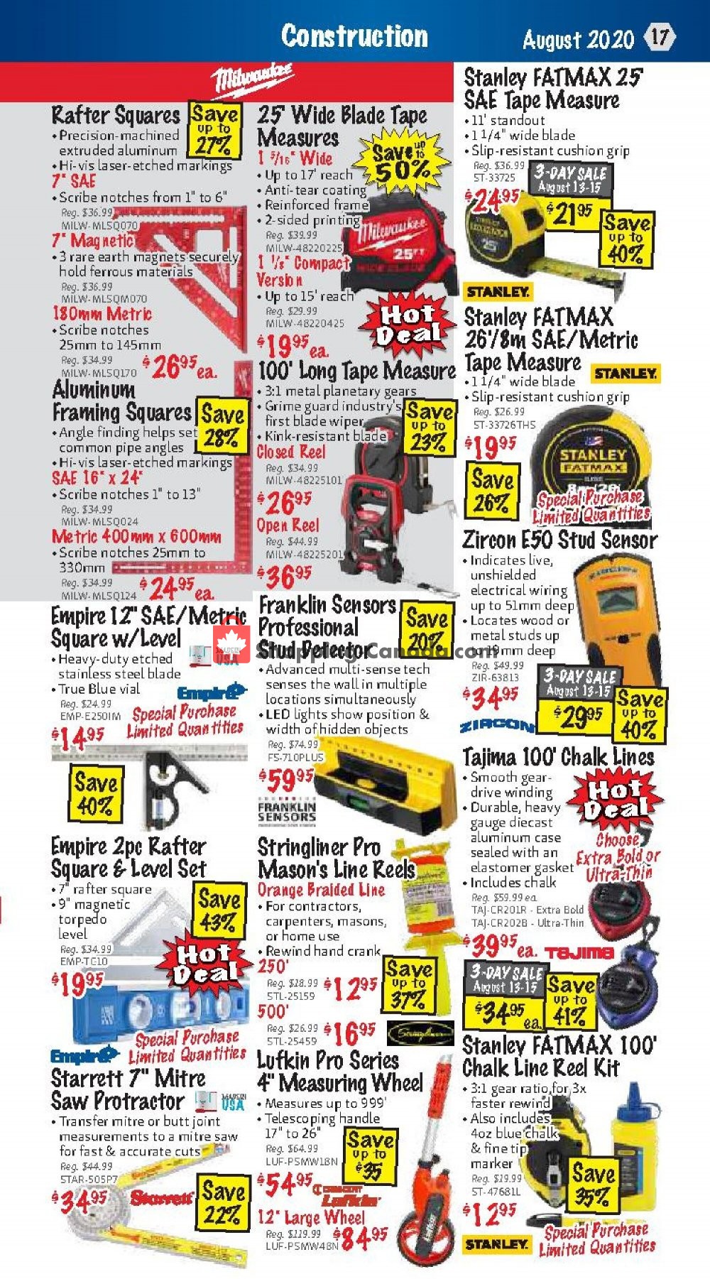 KMS Tools & Equipment flyer from Saturday August 1, 2020 to Monday August 31, 2020 - page 17