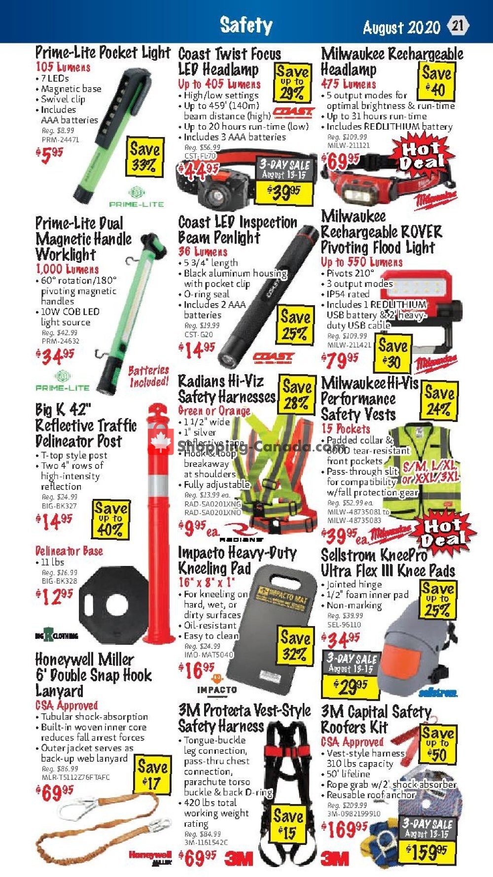 KMS Tools & Equipment flyer from Saturday August 1, 2020 to Monday August 31, 2020 - page 21