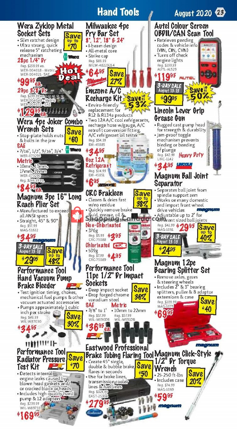 KMS Tools & Equipment flyer from Saturday August 1, 2020 to Monday August 31, 2020 - page 23