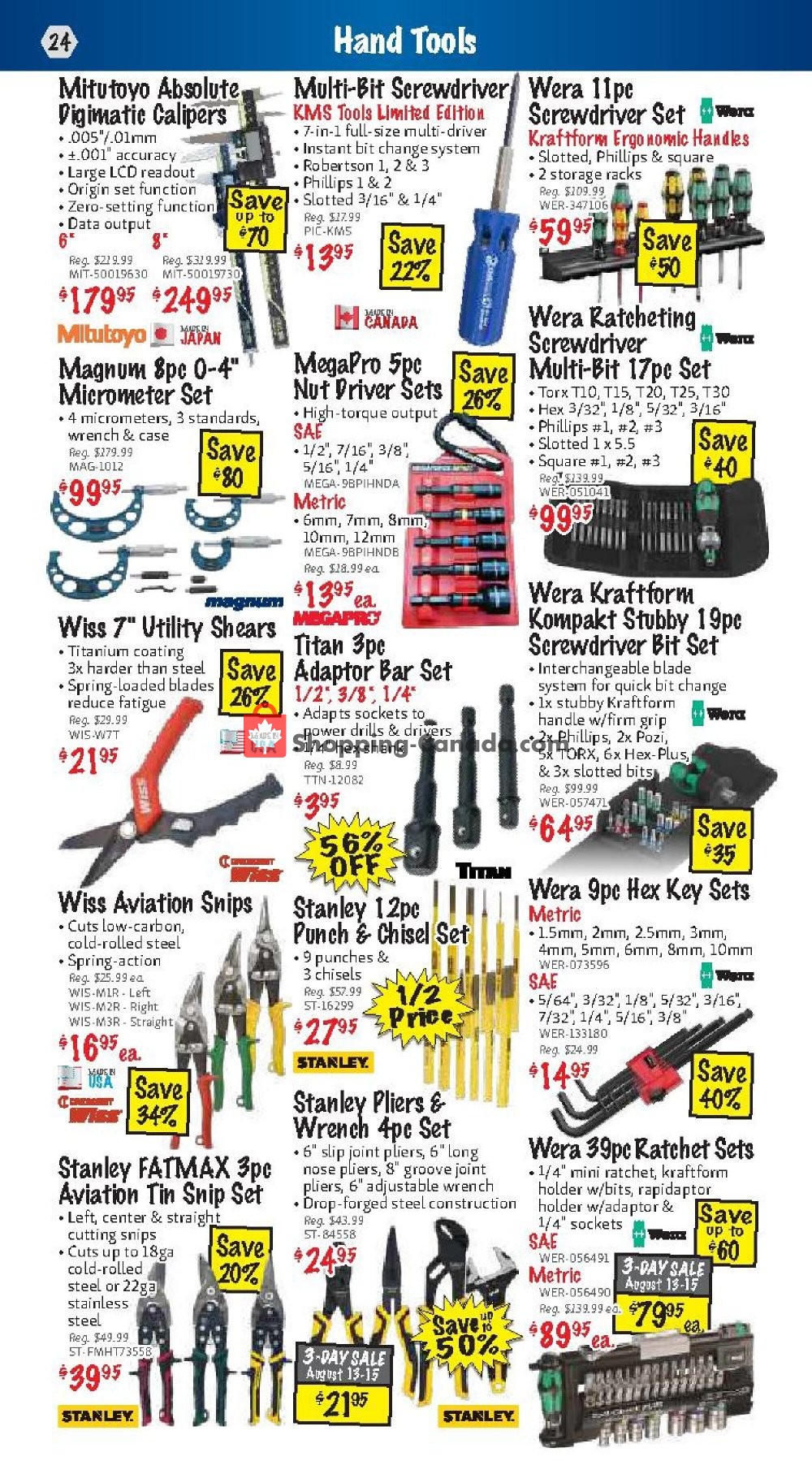 KMS Tools & Equipment flyer from Saturday August 1, 2020 to Monday August 31, 2020 - page 24